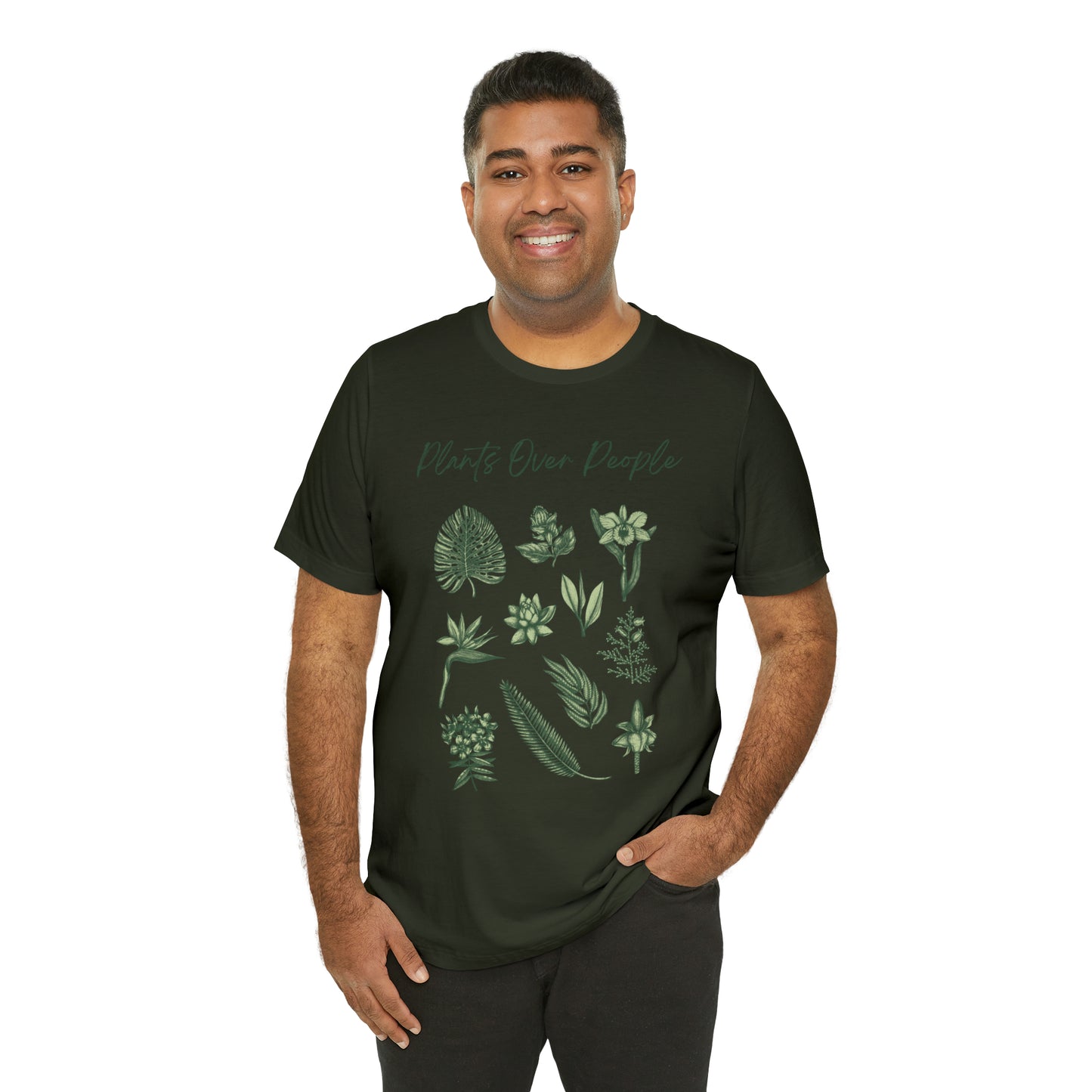 Plants Over People Unisex Jersey Short Sleeve Tee