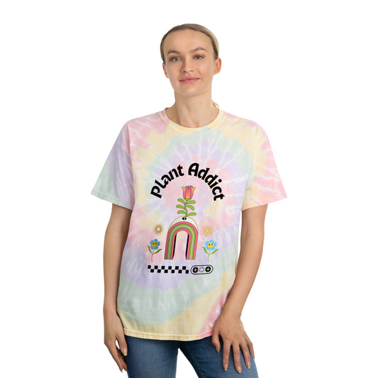 Plant Addict Tie-Dye Tee, Spiral