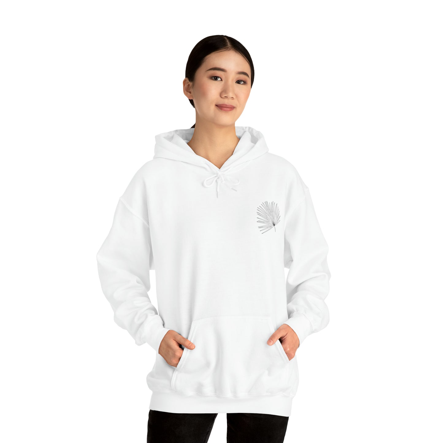 Palm Leaf Unisex Hooded Sweatshirt