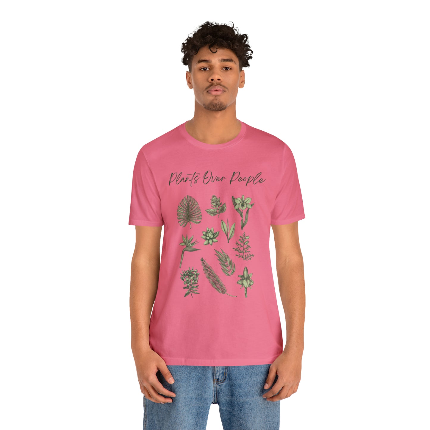 Plants Over People Unisex Jersey Short Sleeve Tee