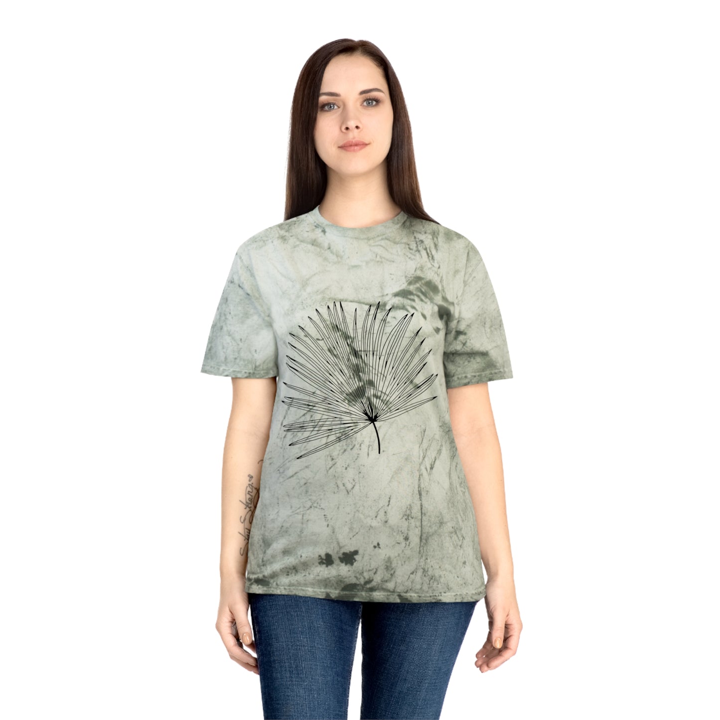 Palm Leaf Unisex Color Blast T-Shirt