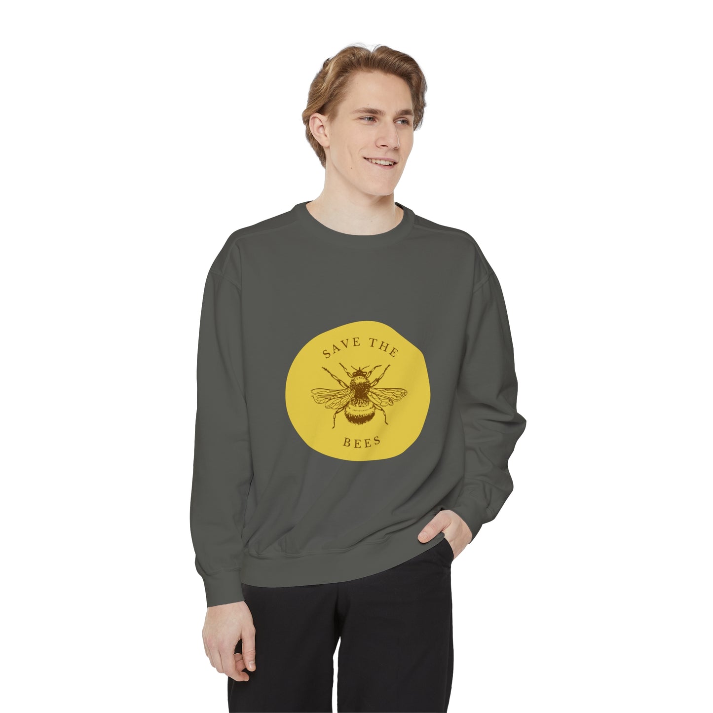 Save The Bees Unisex Garment-Dyed Sweatshirt