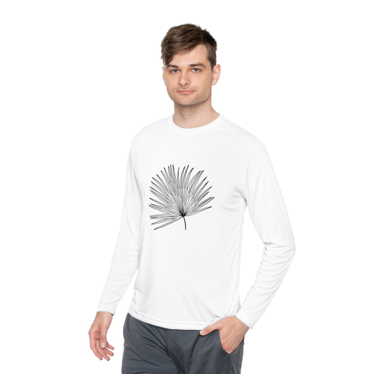 Palm Leaf Unisex Lightweight Long Sleeve