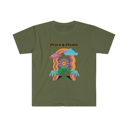 Peace & Plants Unisex Softstyle T-Shirt