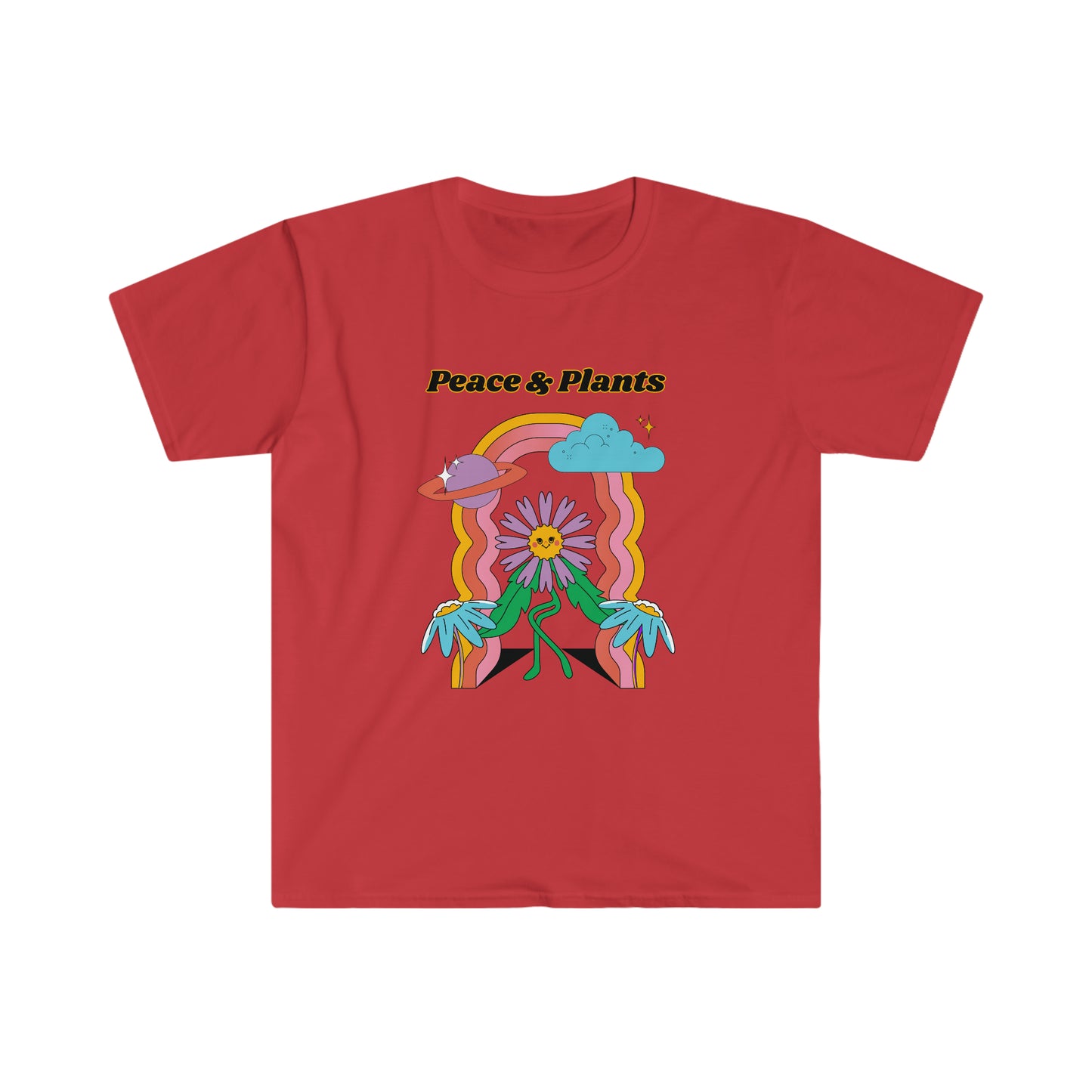 Peace & Plants Unisex Softstyle T-Shirt
