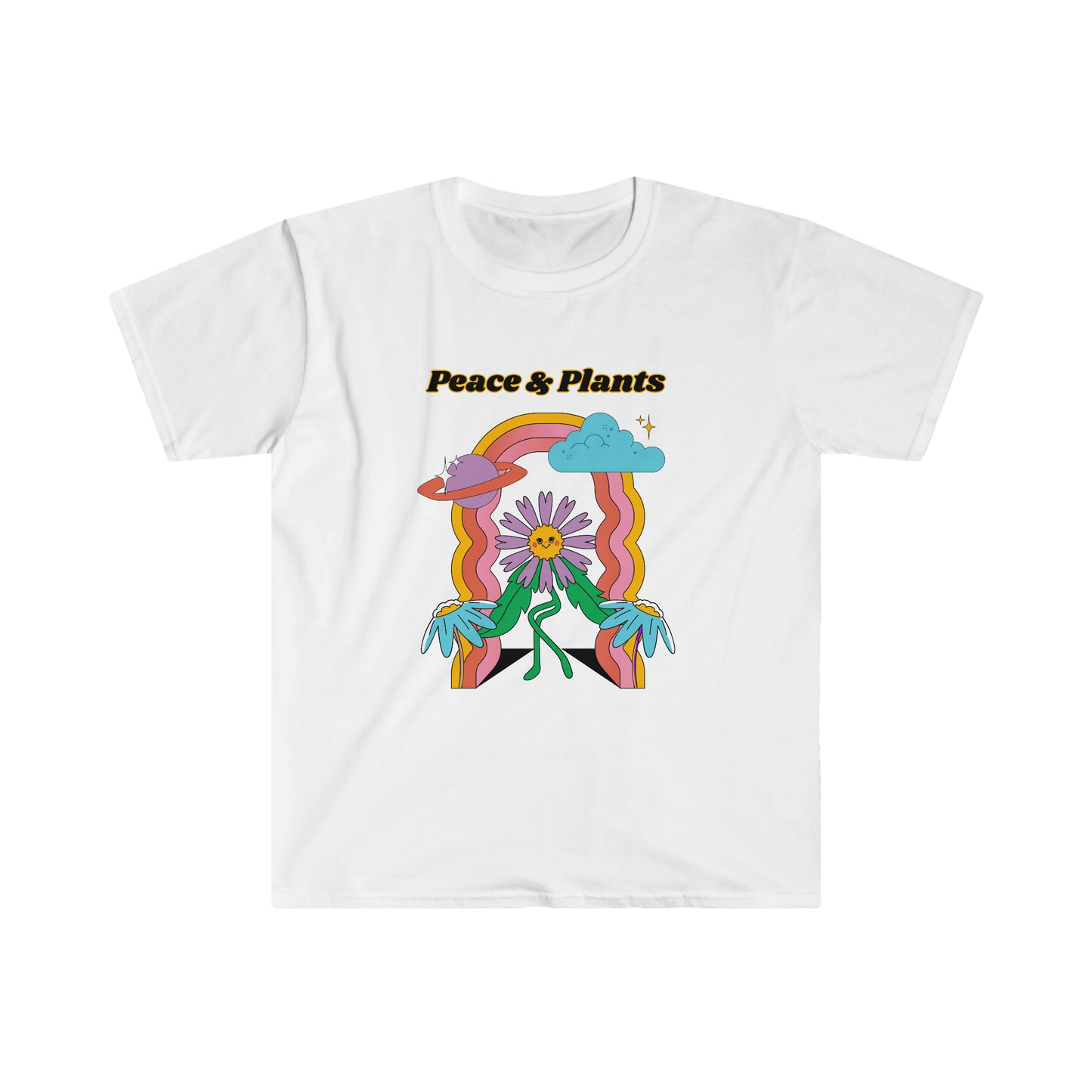Peace & Plants Unisex Softstyle T-Shirt