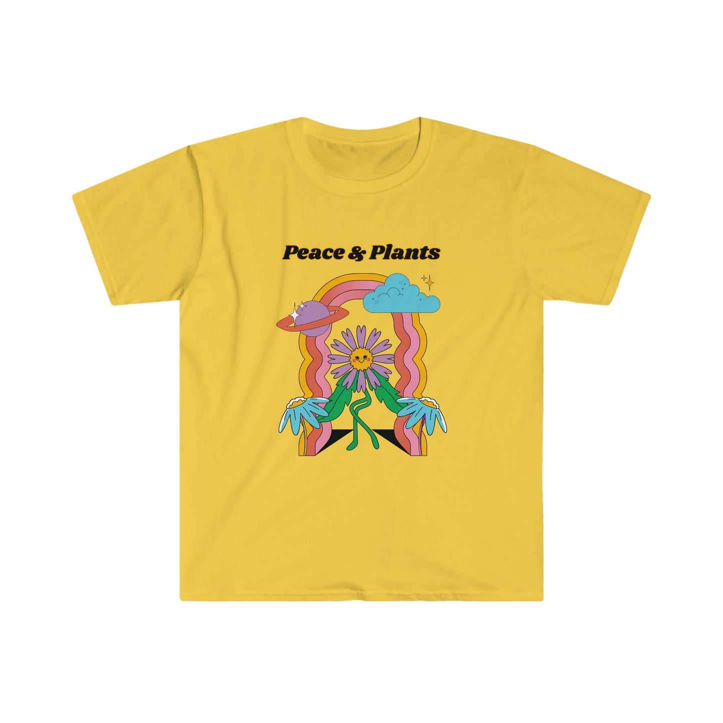 Peace & Plants Unisex Softstyle T-Shirt
