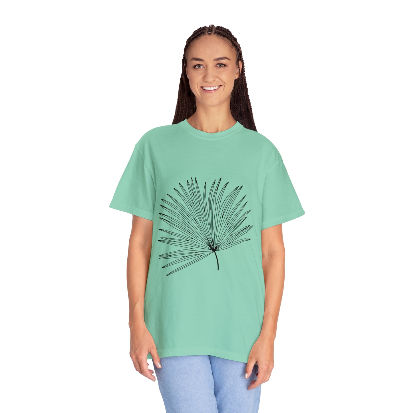 Palm Leaf Unisex Garment-Dyed T-shirt