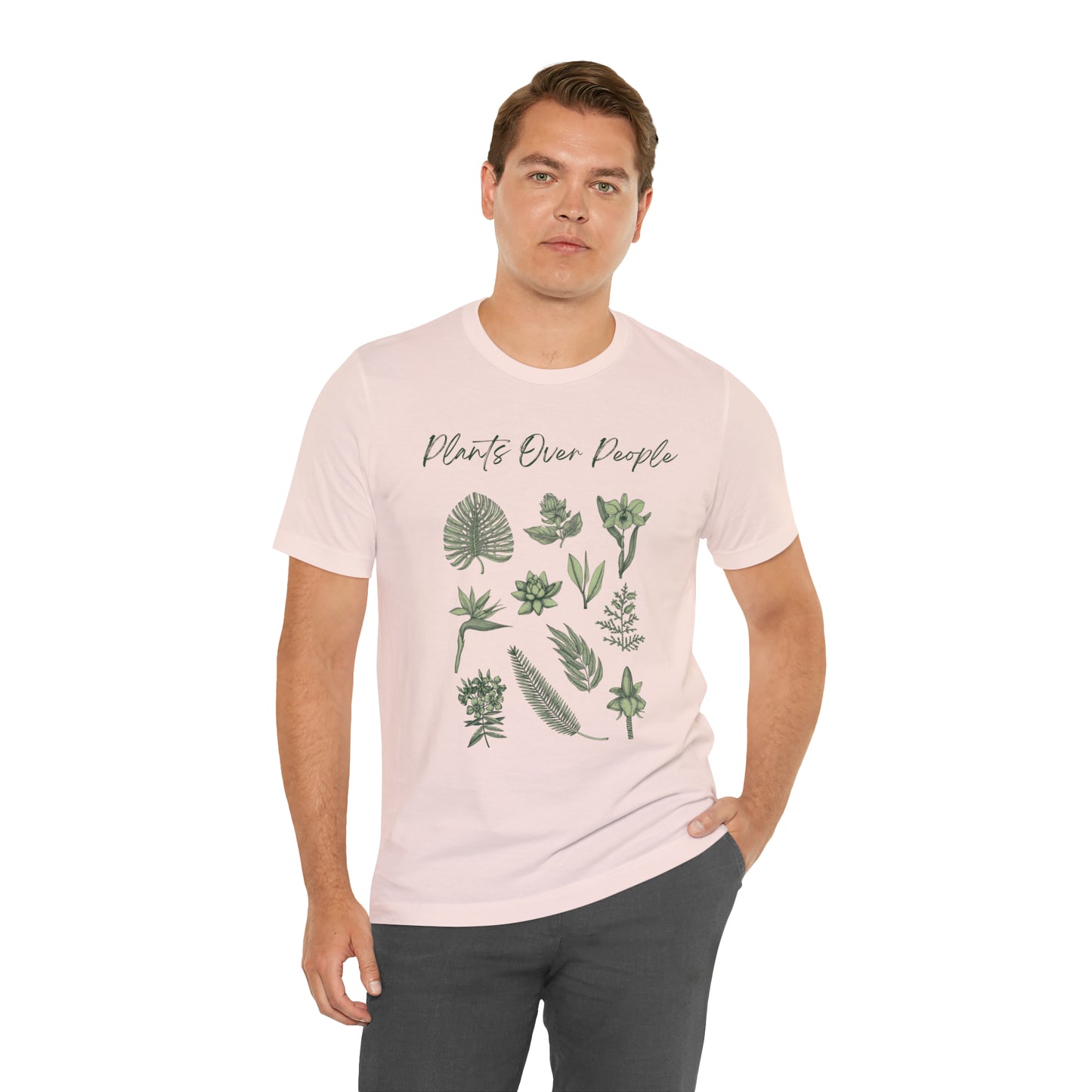 Plants Over People Unisex Jersey Short Sleeve Tee