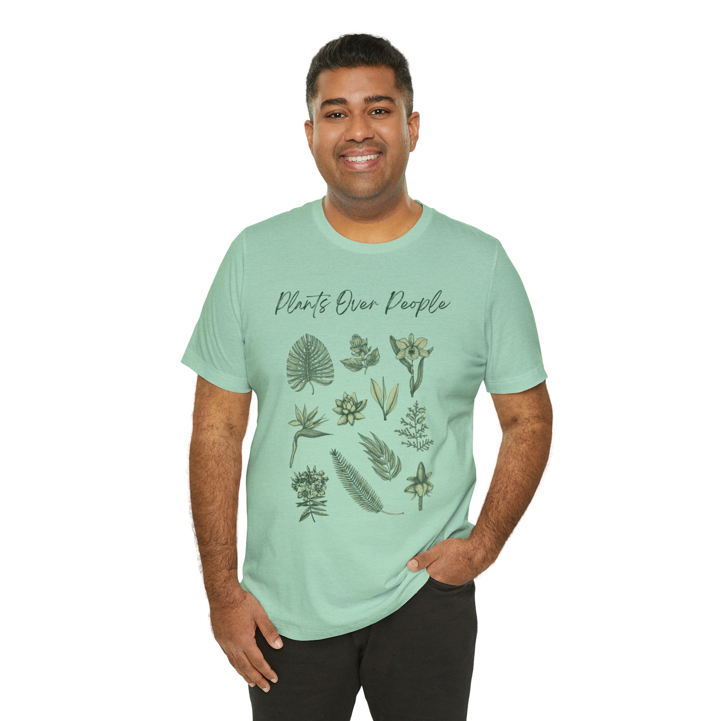 Plants Over People Unisex Jersey Short Sleeve Tee