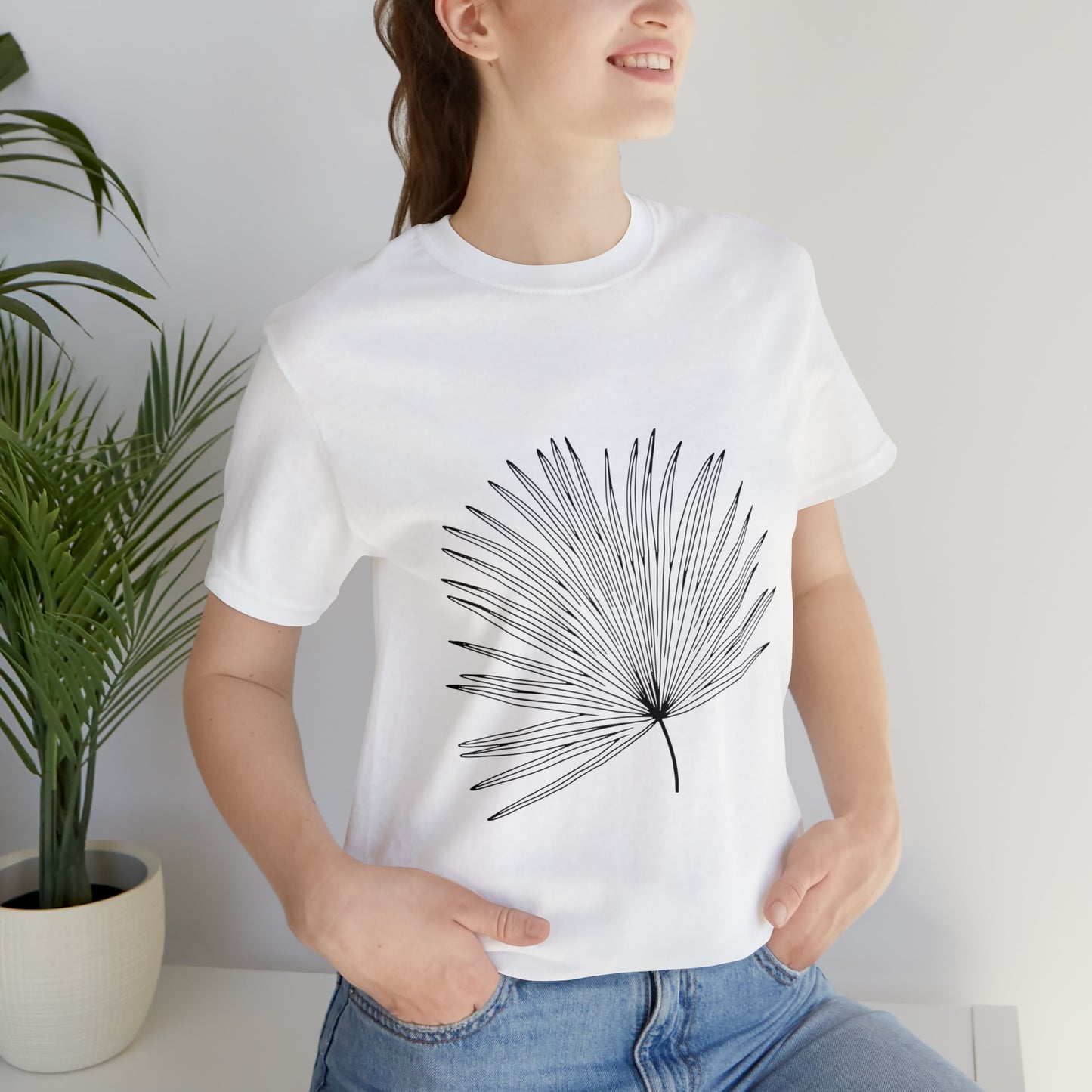 Palm Leaf Unisex Jersey Tee