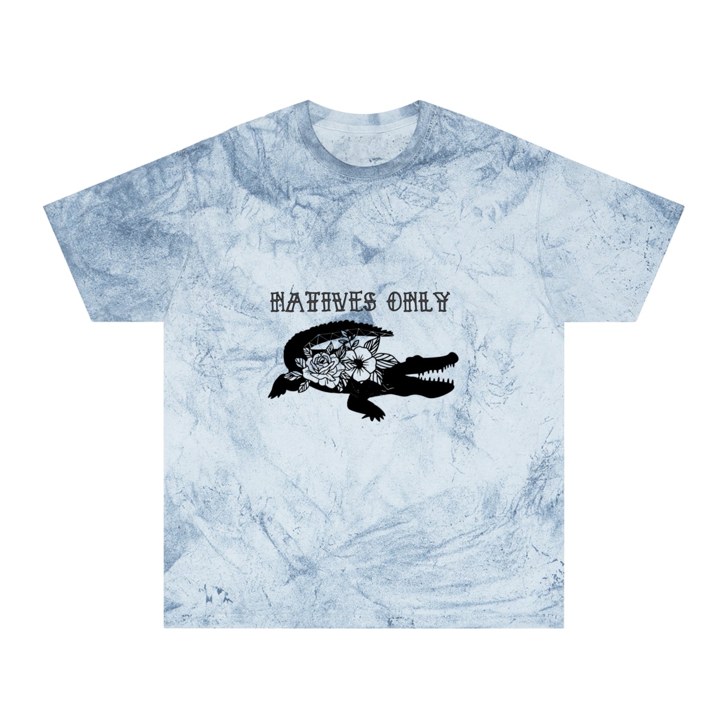 Natives Only Alligator Unisex Color Blast T-Shirt