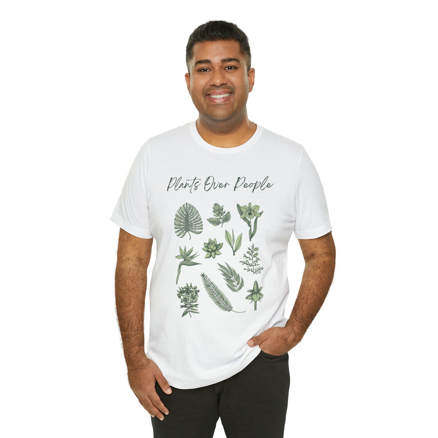 Plants Over People Unisex Jersey Short Sleeve Tee