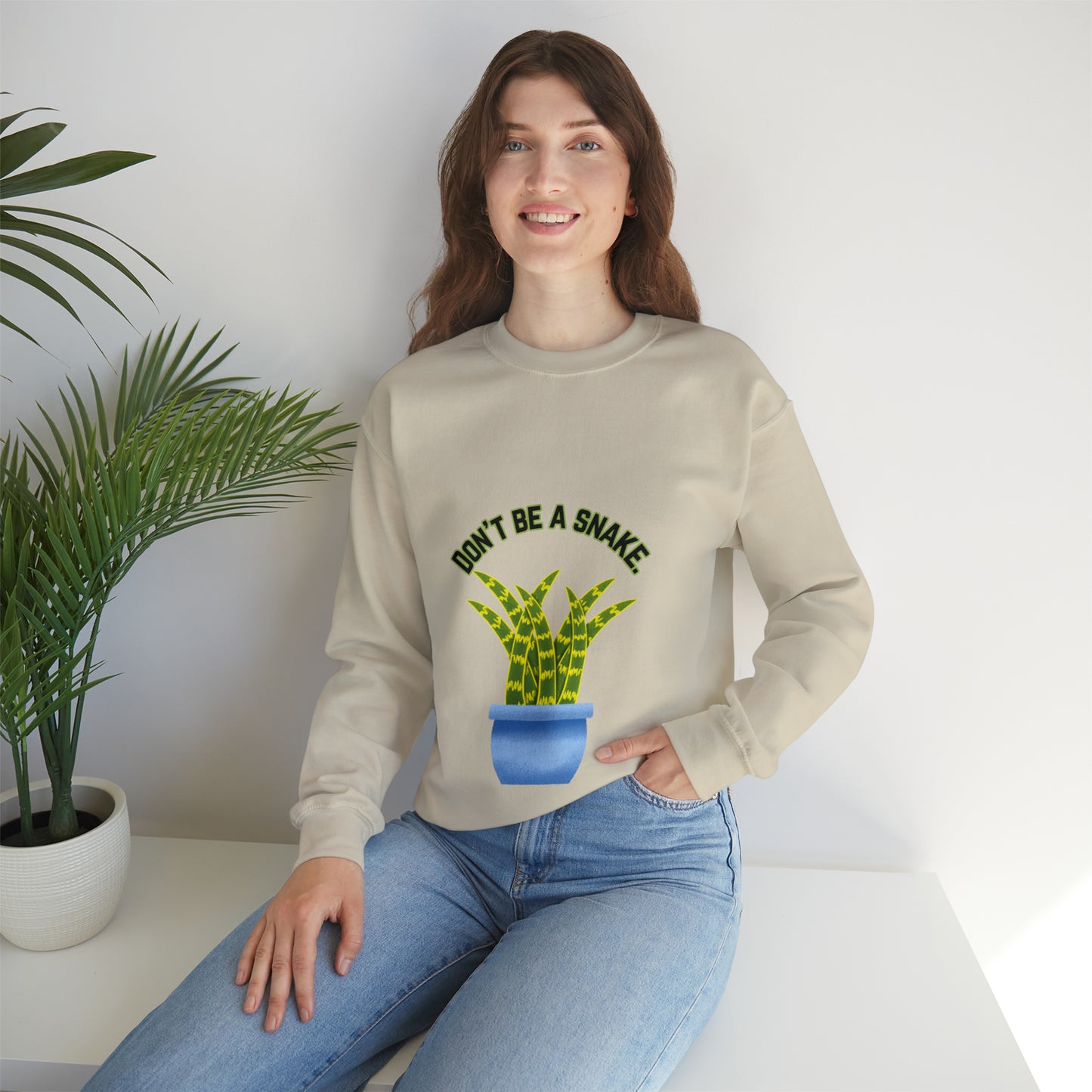 Don't Be A Snake Unisex Crewneck Sweatshirt