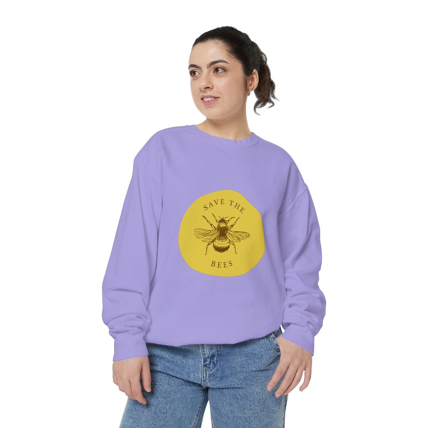 Save The Bees Unisex Garment-Dyed Sweatshirt