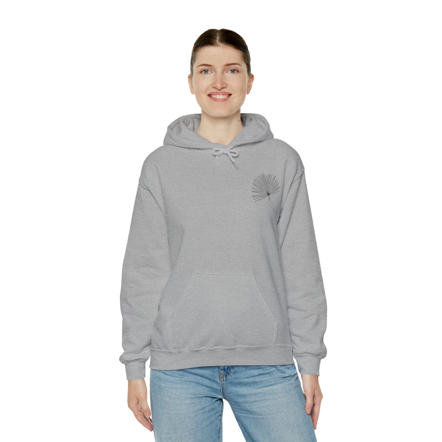 Palm Leaf Unisex Hooded Sweatshirt