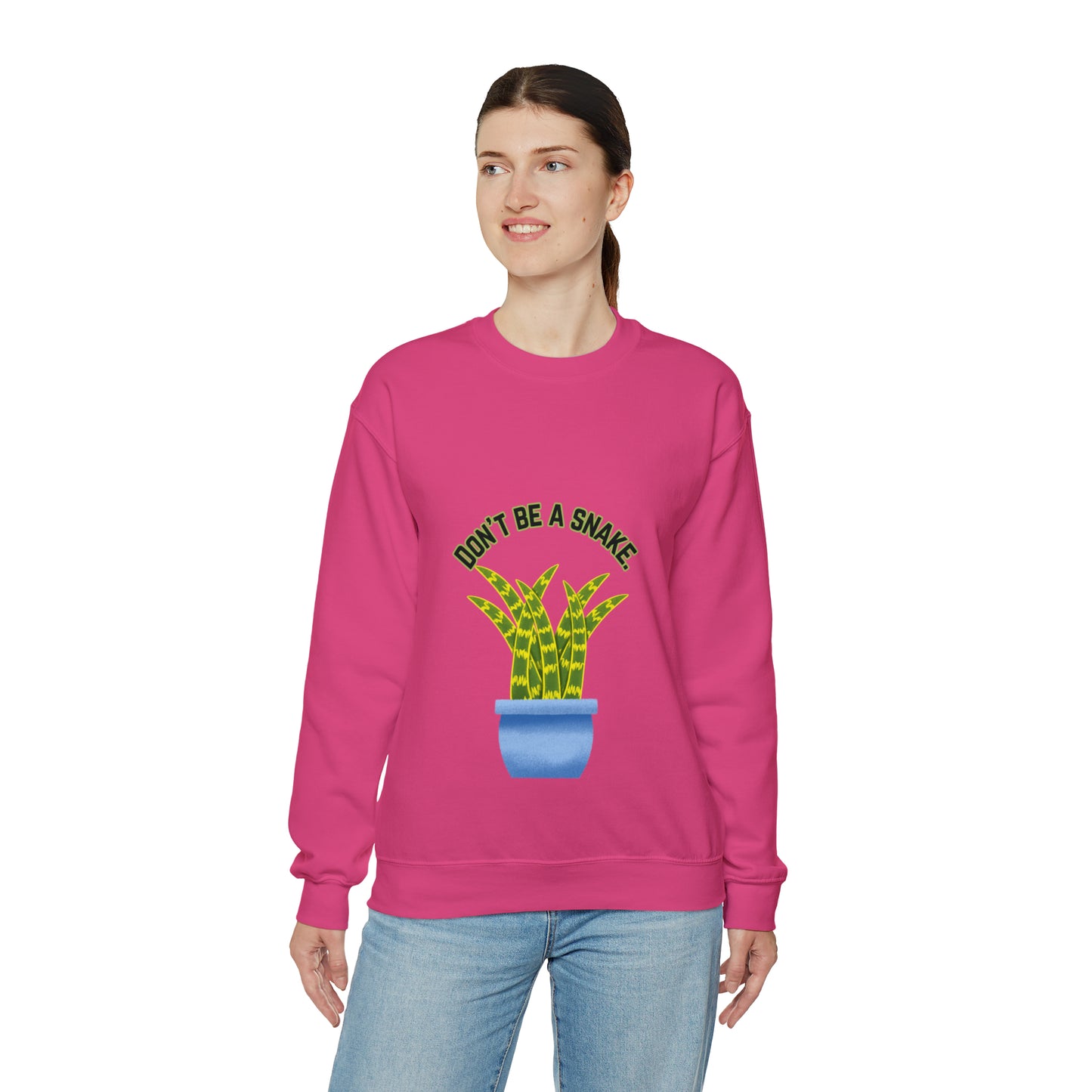 Don't Be A Snake Unisex Crewneck Sweatshirt