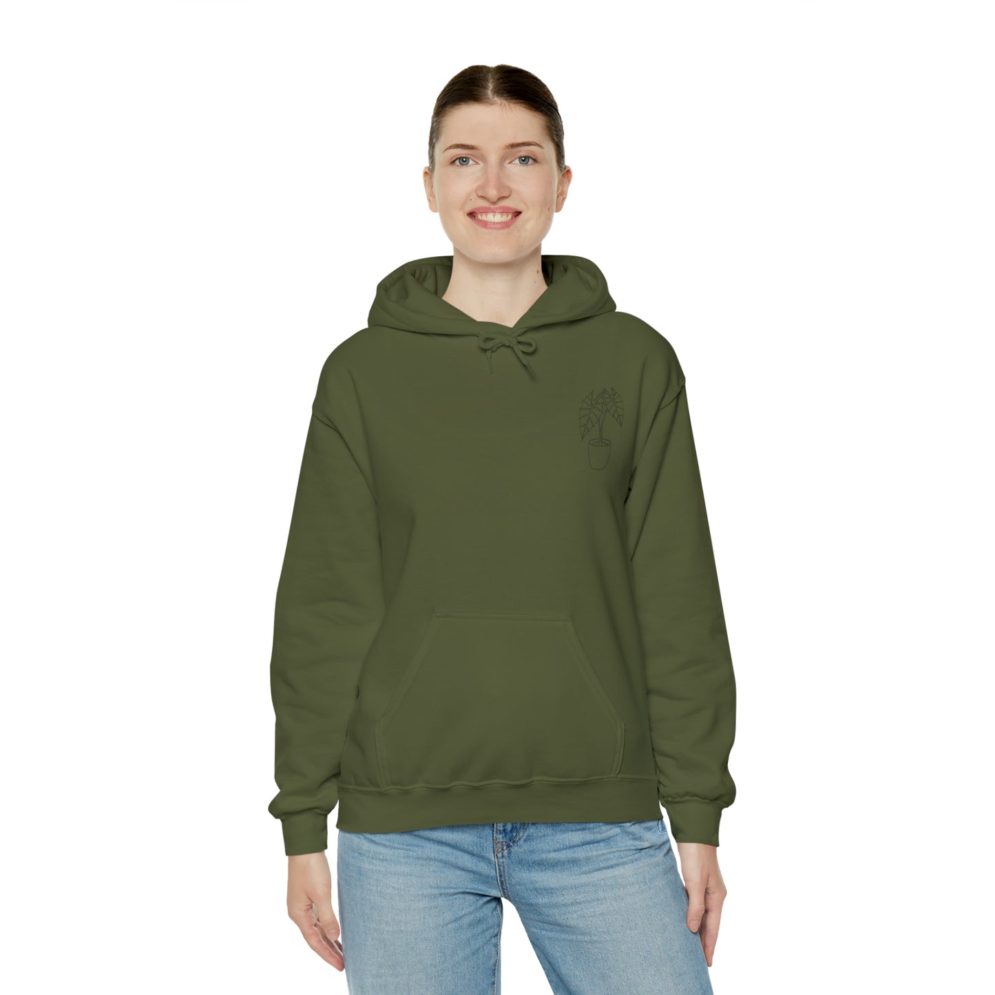 Alocasia Unisex Hooded Sweatshirt