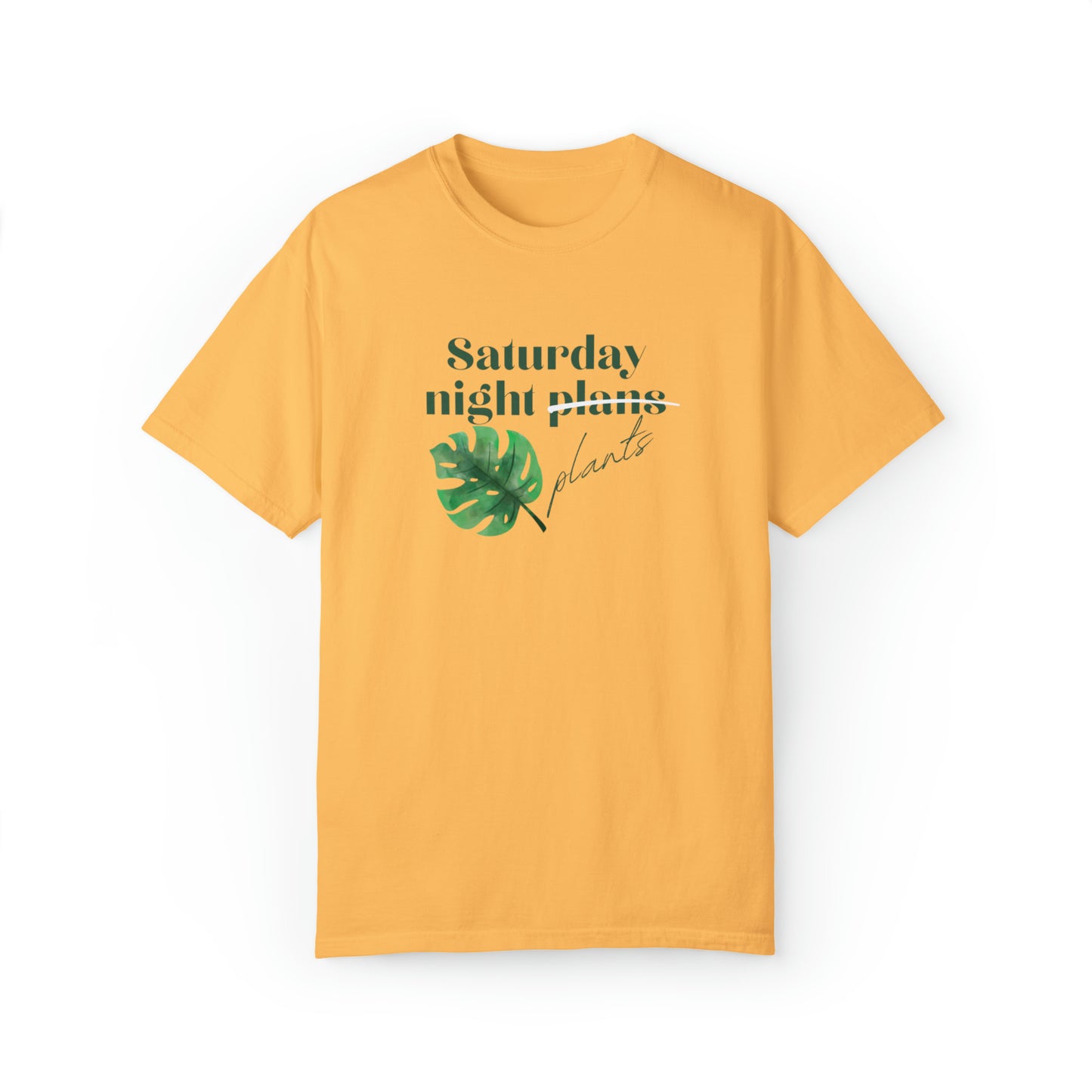 Saturday Night Plants Unisex Garment-Dyed T-shirt