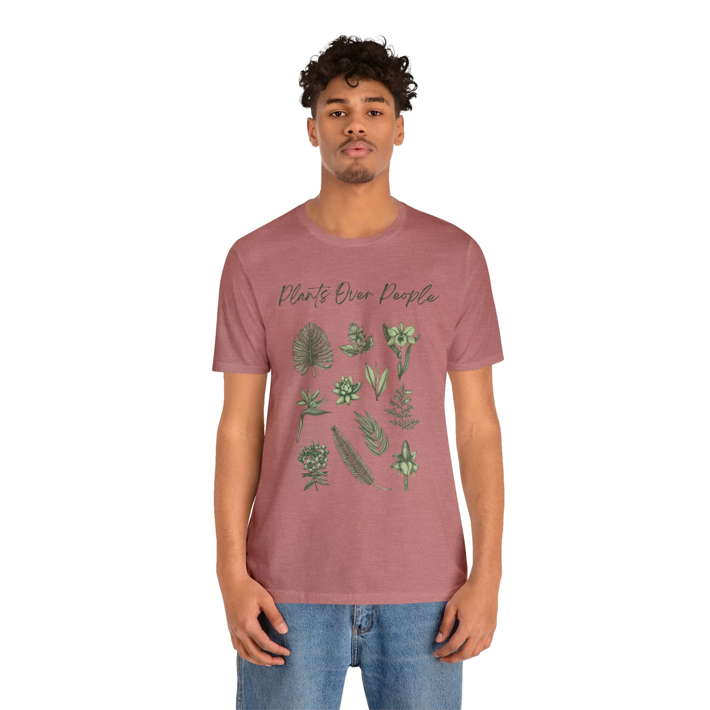 Plants Over People Unisex Jersey Short Sleeve Tee