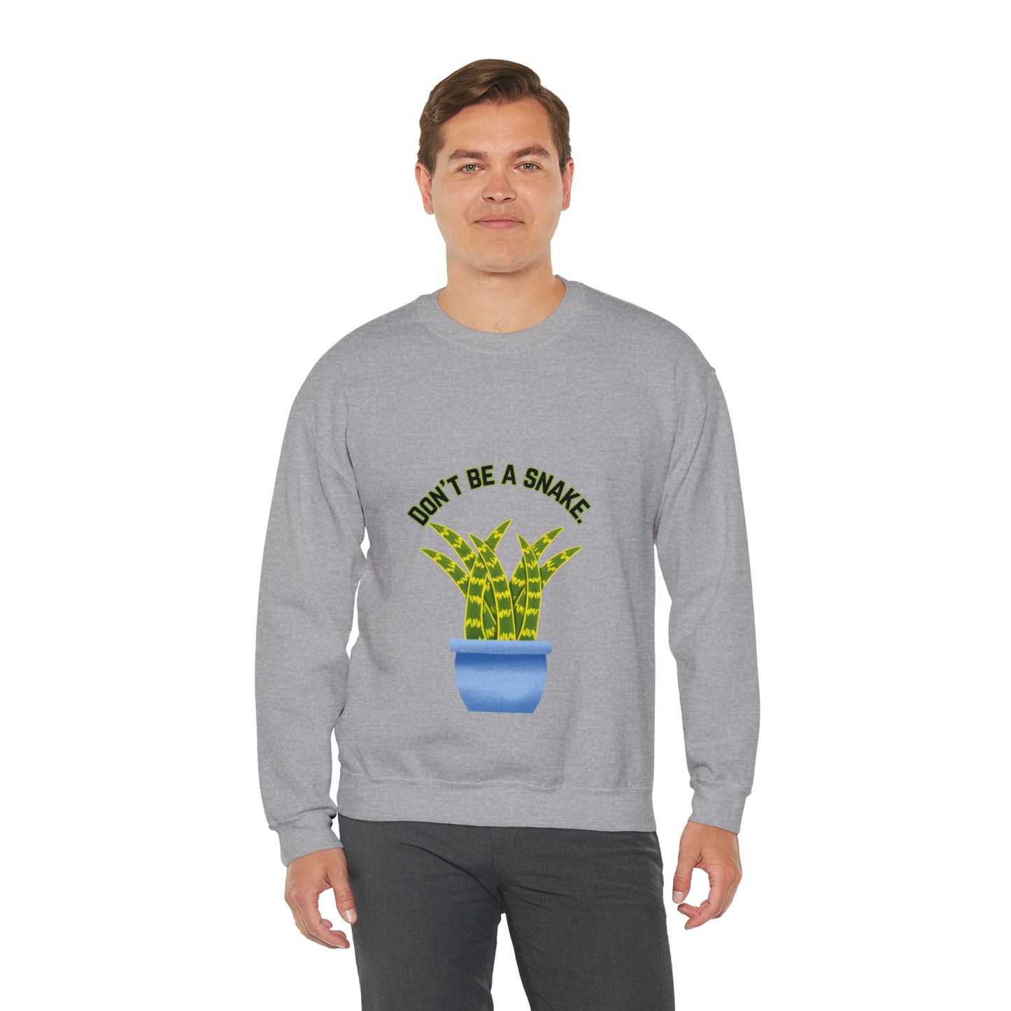 Don't Be A Snake Unisex Crewneck Sweatshirt