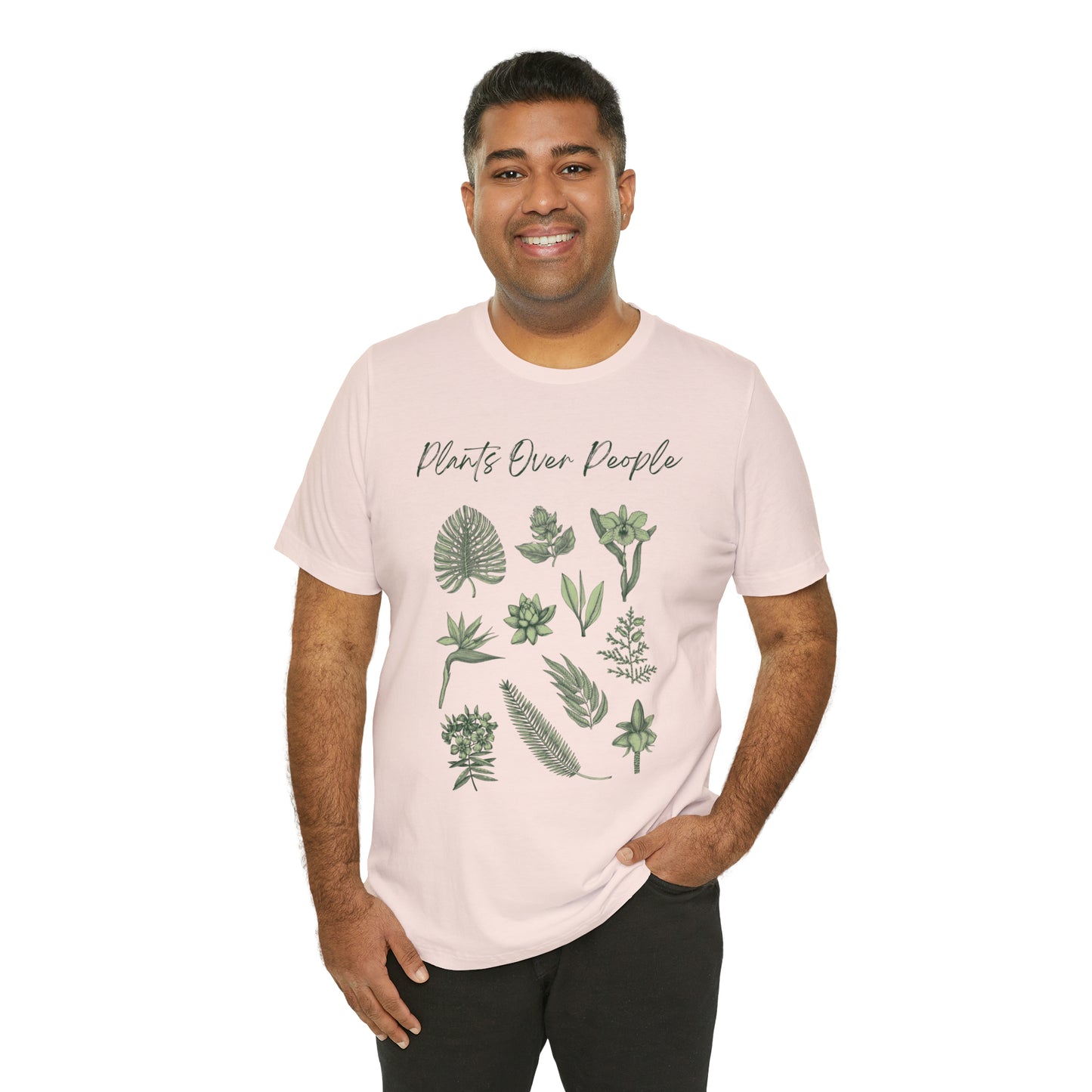 Plants Over People Unisex Jersey Short Sleeve Tee