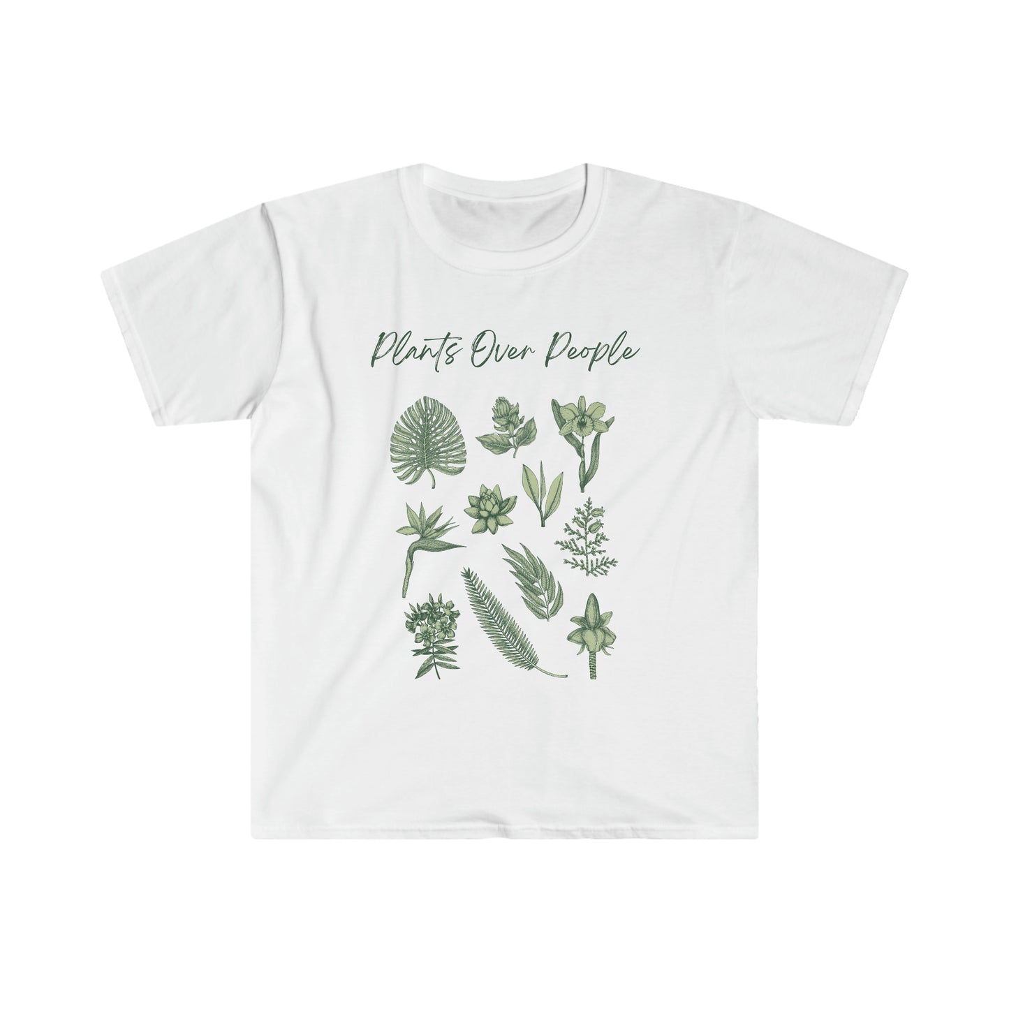 Plants Over People Unisex Softstyle T-Shirt