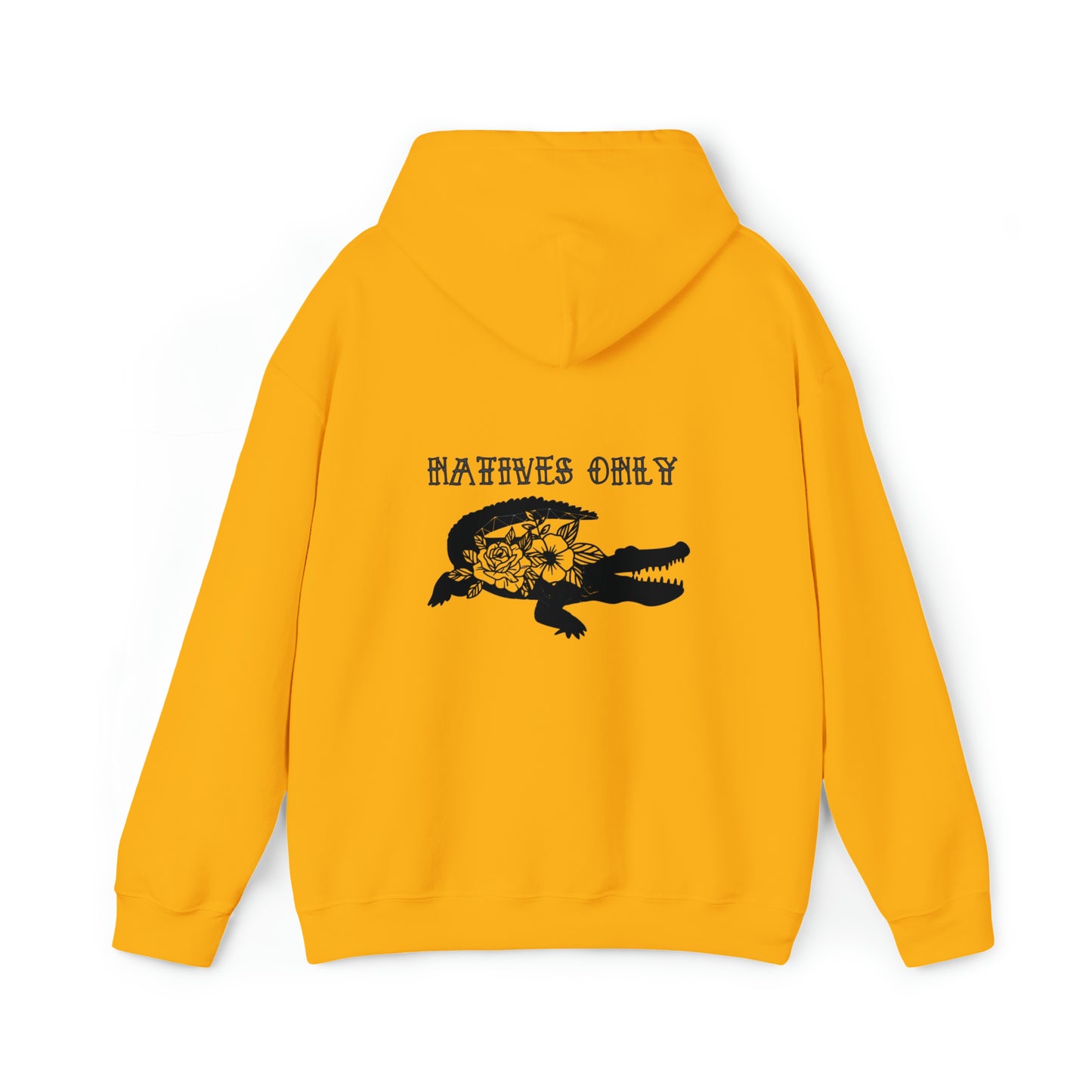 Natives Only Alligator Unisex Hooded Sweatshirt