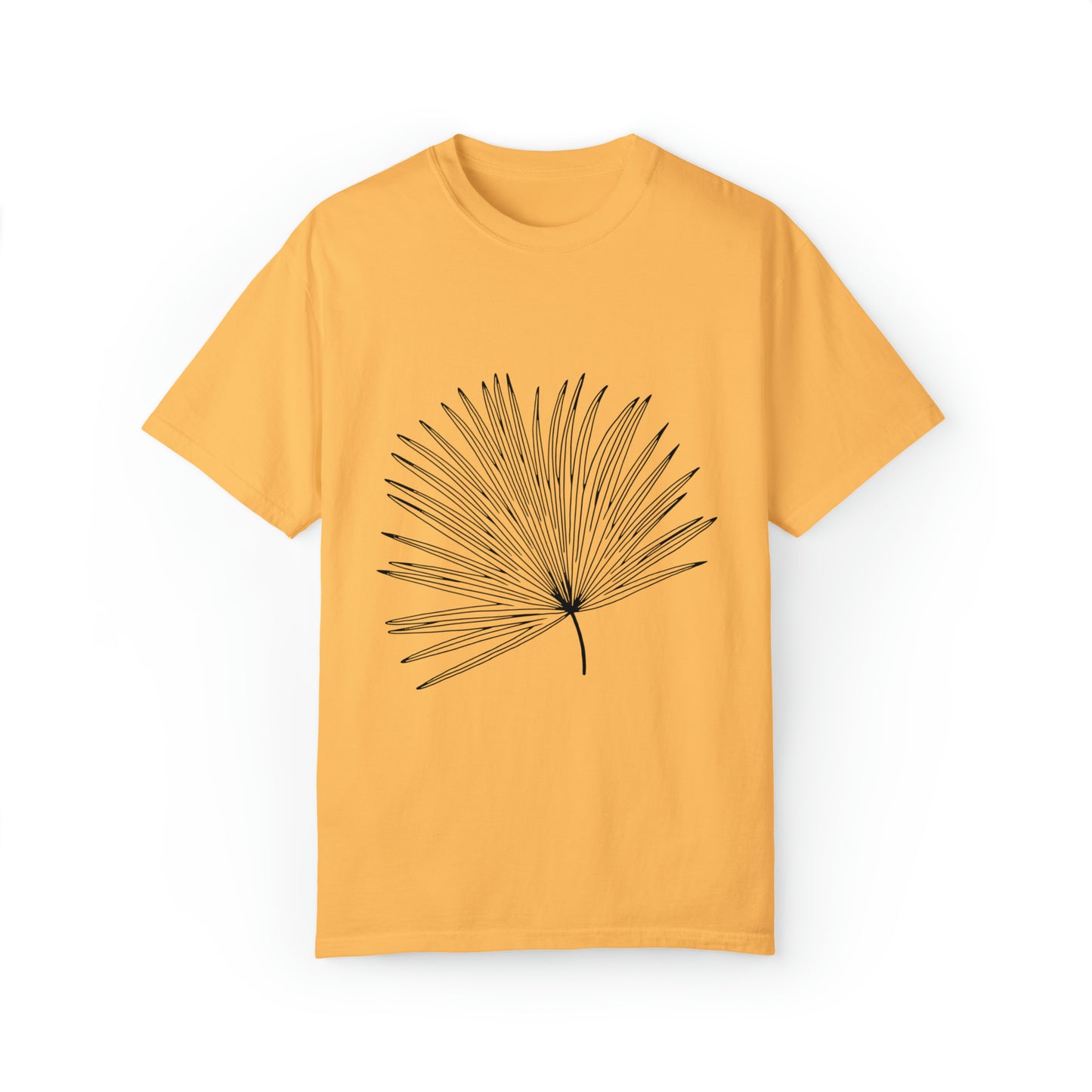 Palm Leaf Unisex Garment-Dyed T-shirt