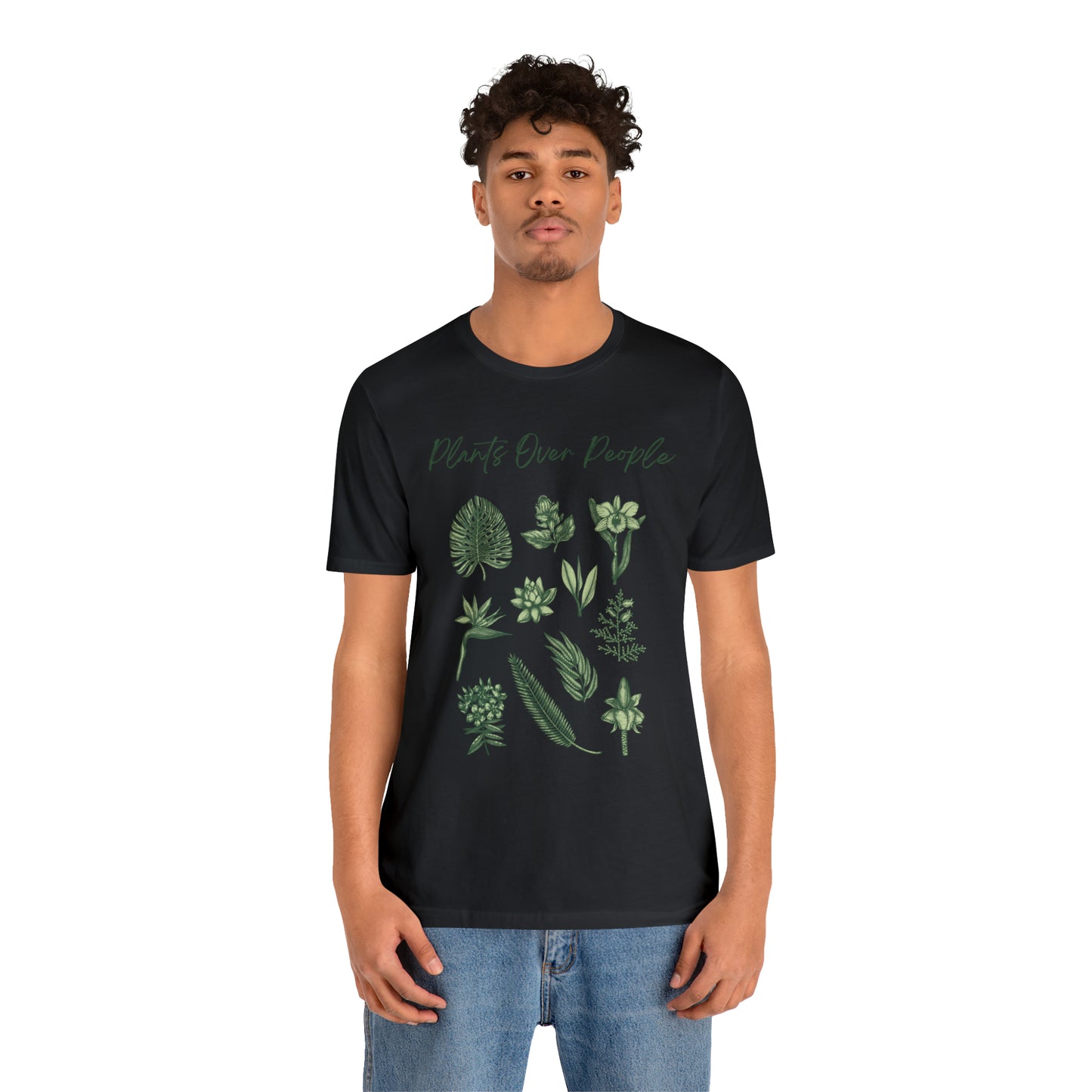 Plants Over People Unisex Jersey Short Sleeve Tee