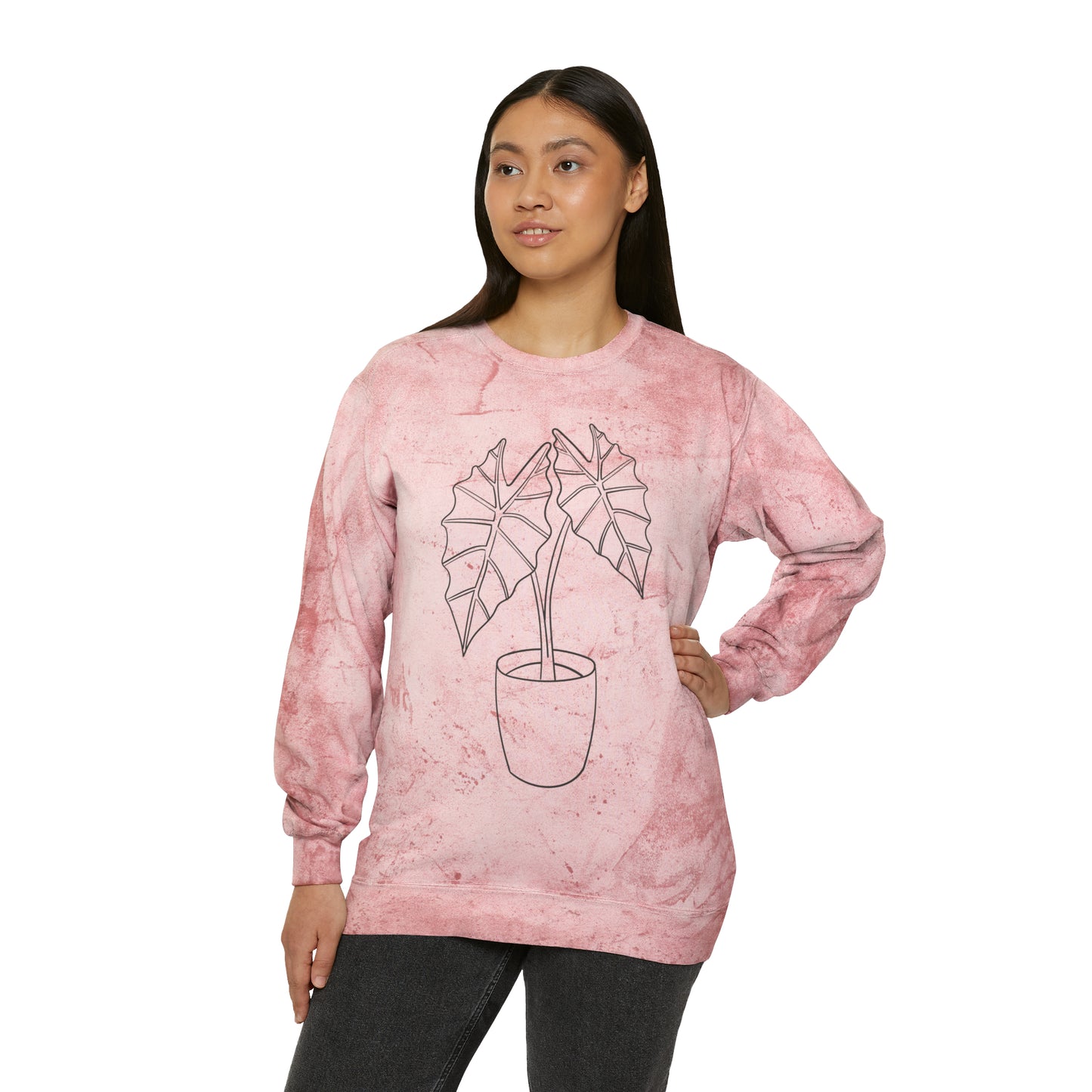 Alocasia Unisex Color Blast Crewneck