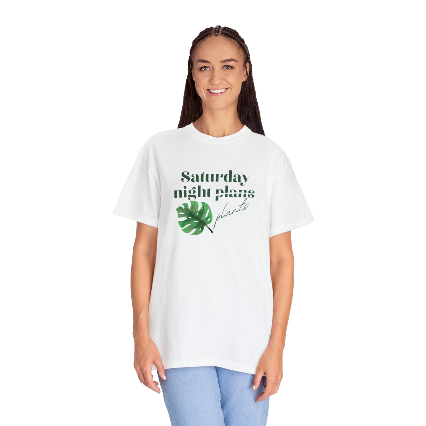 Saturday Night Plants Unisex Garment-Dyed T-shirt