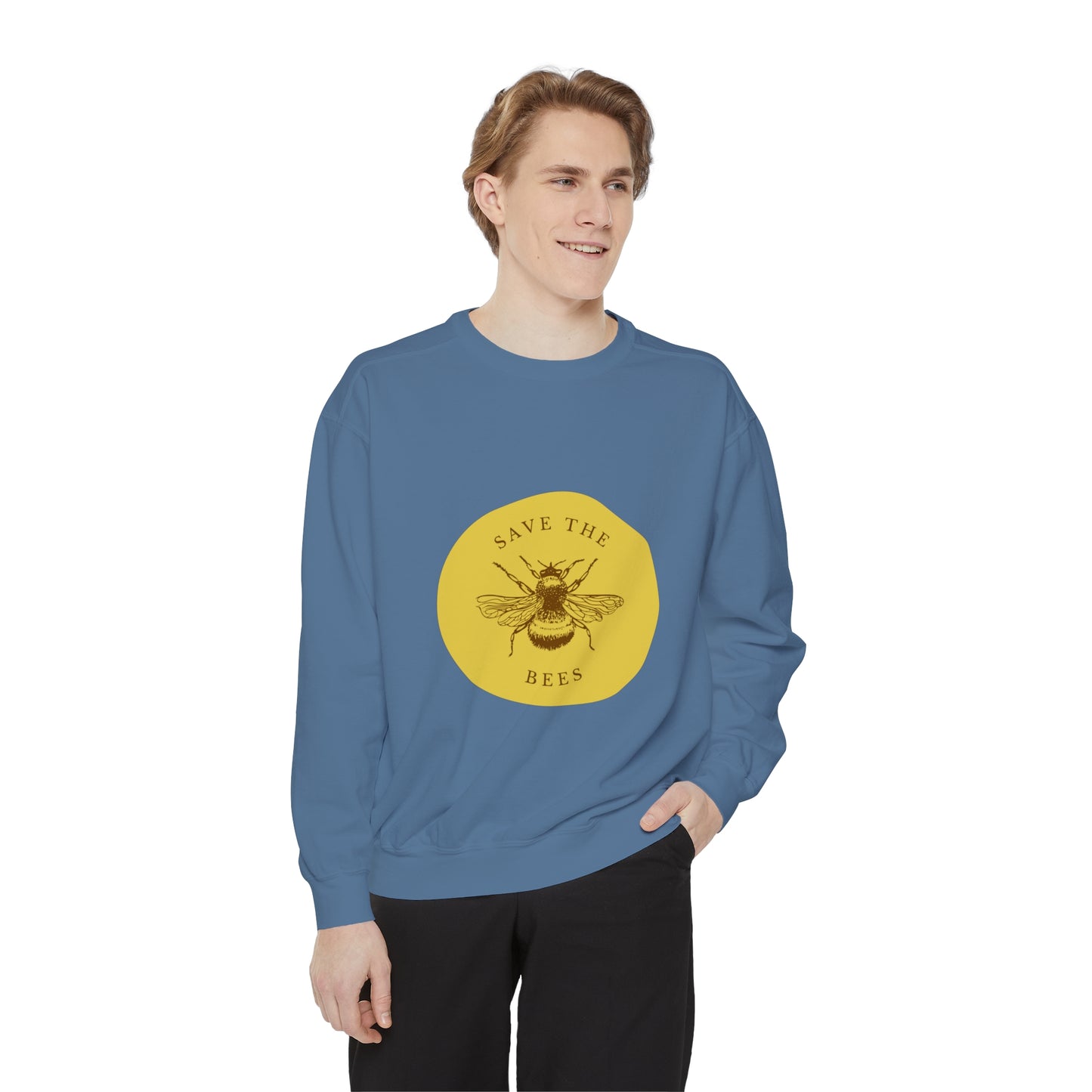 Save The Bees Unisex Garment-Dyed Sweatshirt