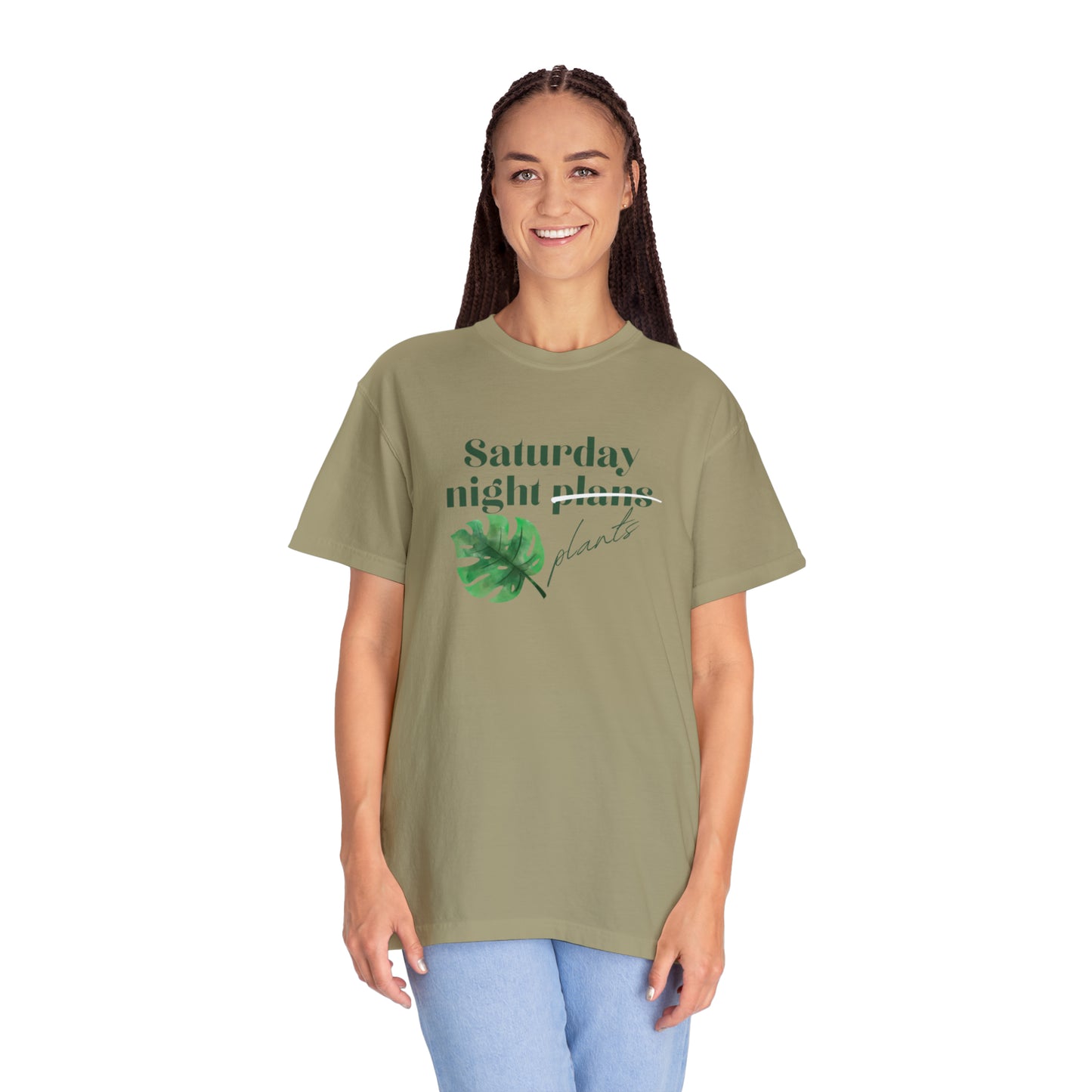 Saturday Night Plants Unisex Garment-Dyed T-shirt