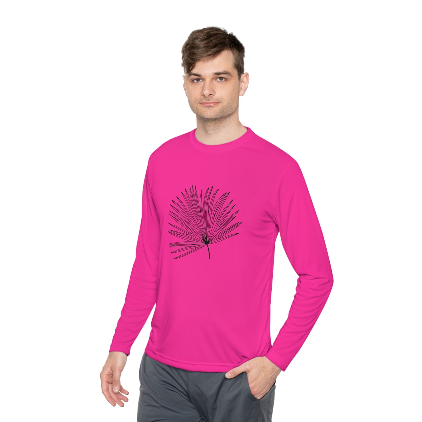 Palm Leaf Unisex Lightweight Long Sleeve