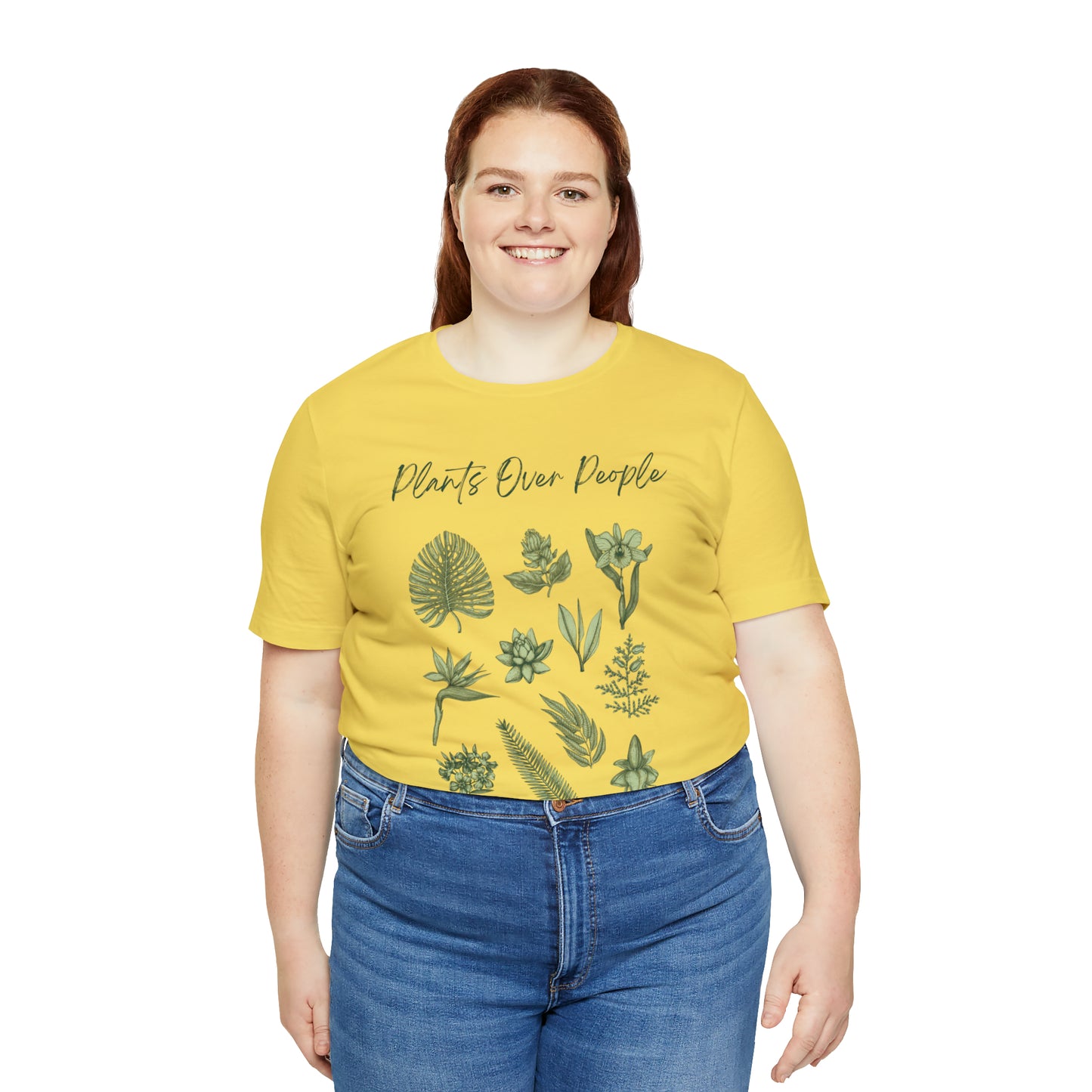 Plants Over People Unisex Jersey Short Sleeve Tee