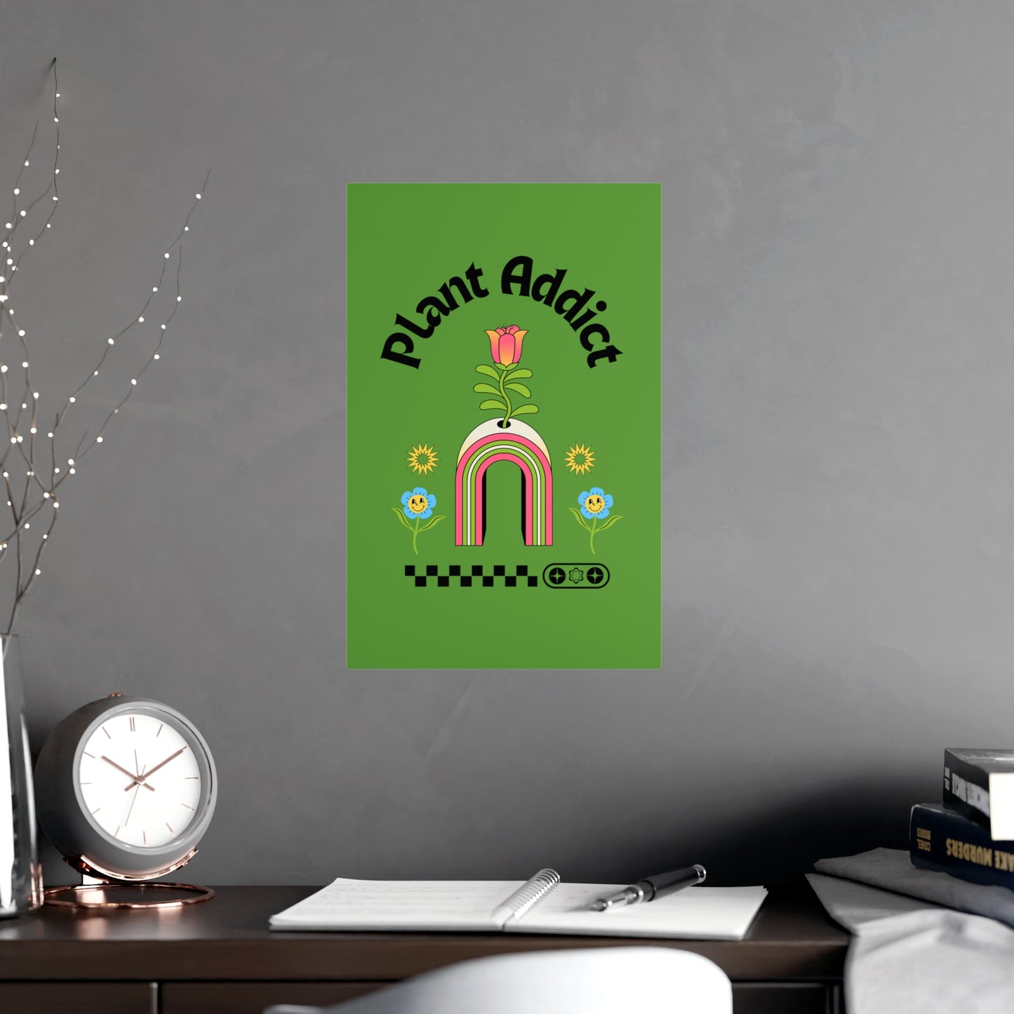 Plant Addict Vertical Matte Posters