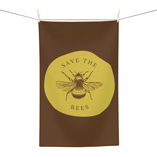 Save The Bees Soft Tea Towel