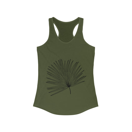 Palm Leaf Women's Racerback Tank