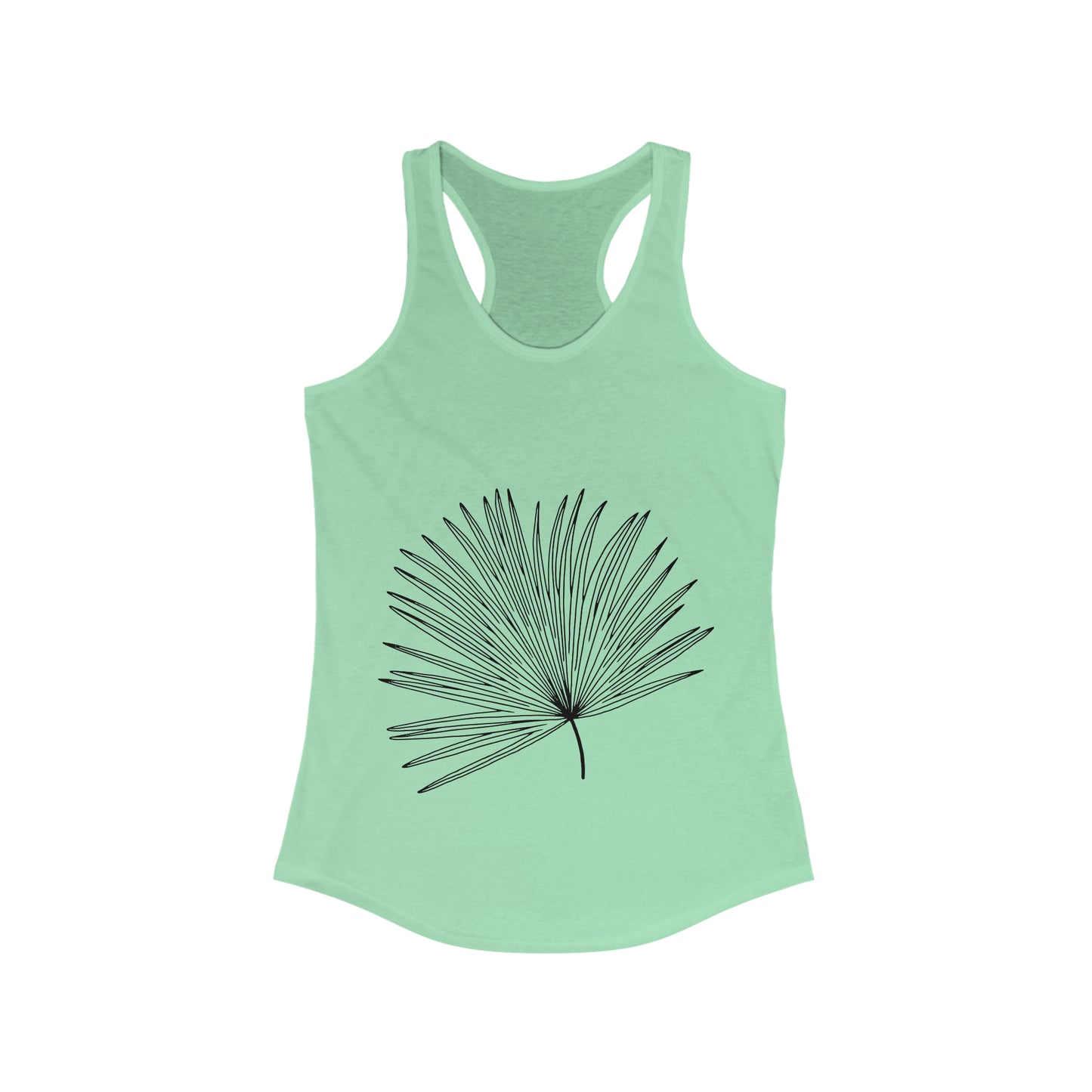 Palm Leaf Women's Racerback Tank