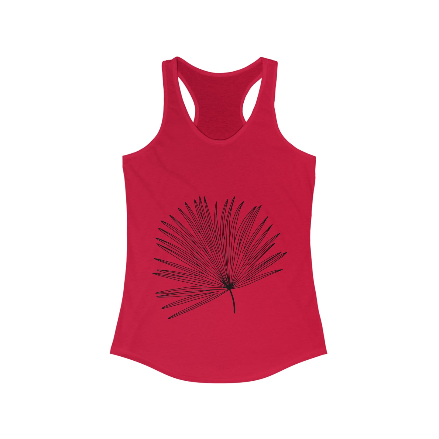 Palm Leaf Women's Racerback Tank