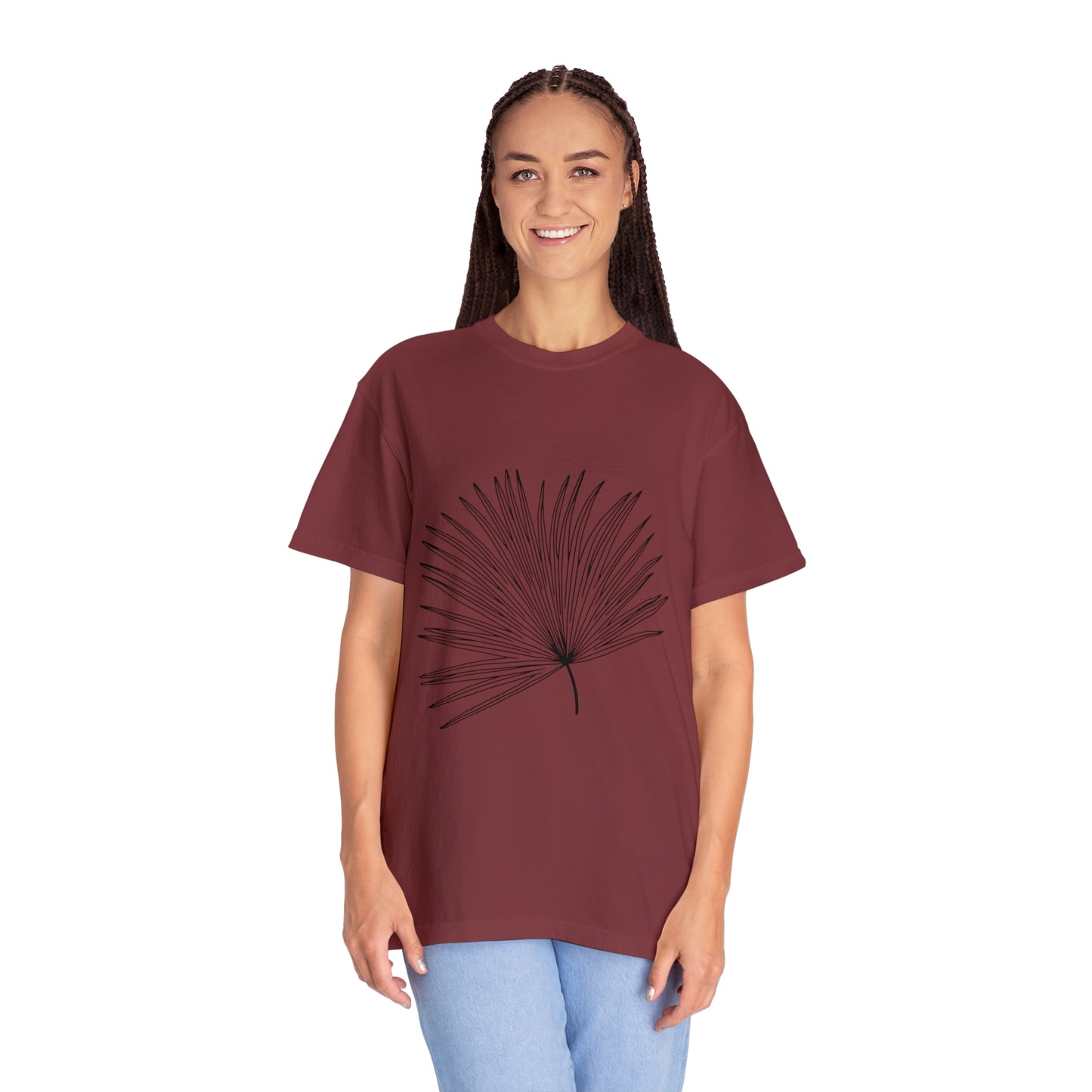 Palm Leaf Unisex Garment-Dyed T-shirt