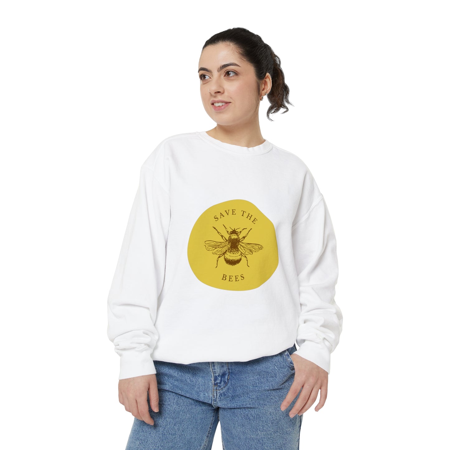 Save The Bees Unisex Garment-Dyed Sweatshirt