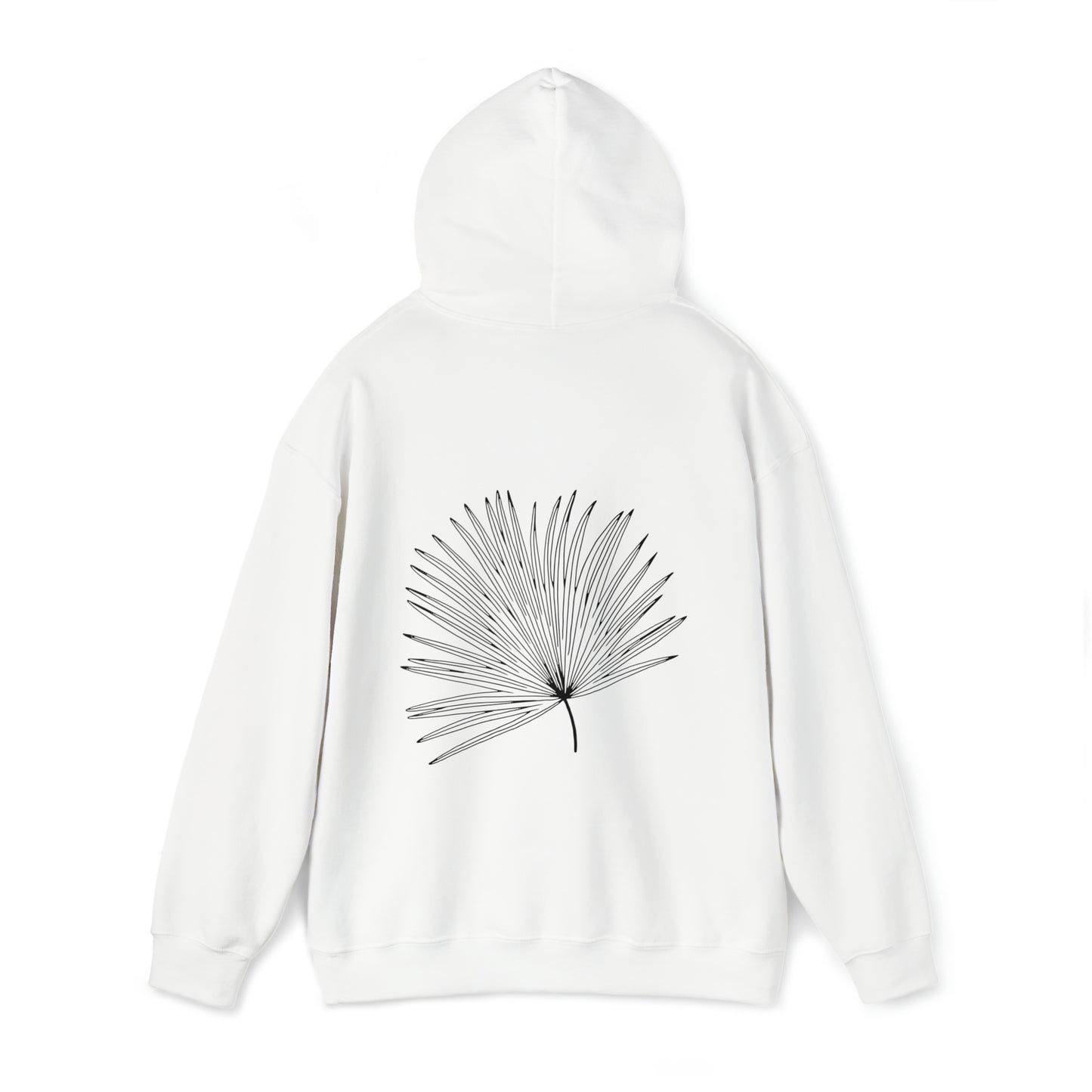 Palm Leaf Unisex Hooded Sweatshirt