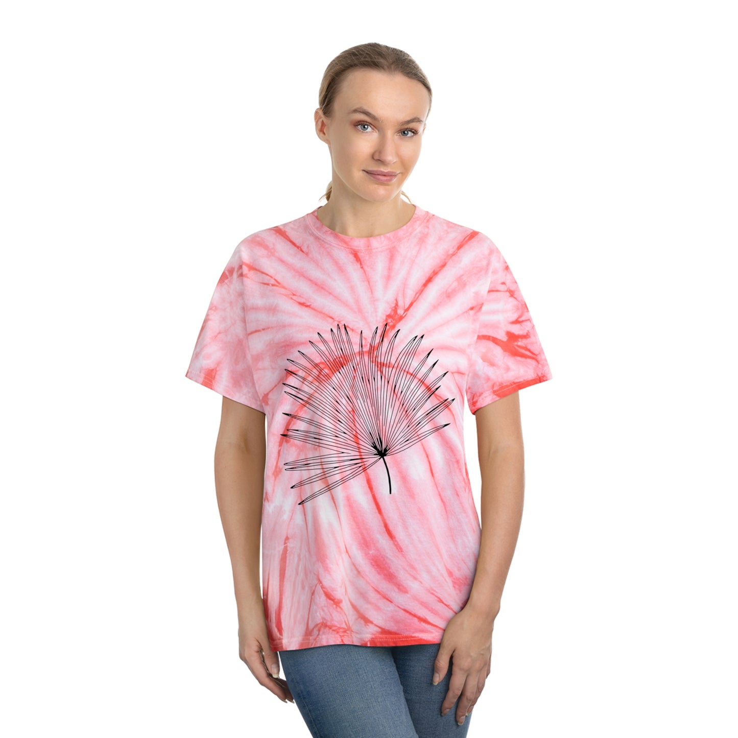 Palm Leaf Tie-Dye Tee, Cyclone