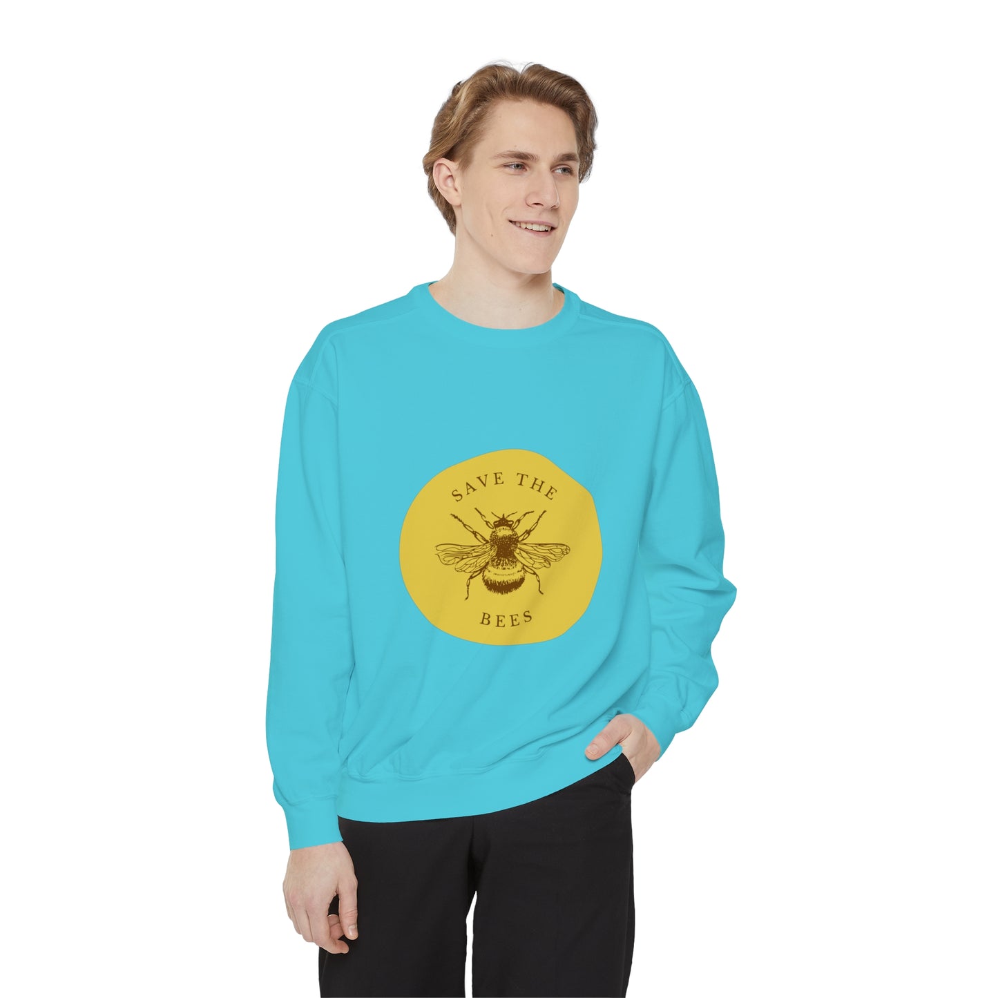 Save The Bees Unisex Garment-Dyed Sweatshirt