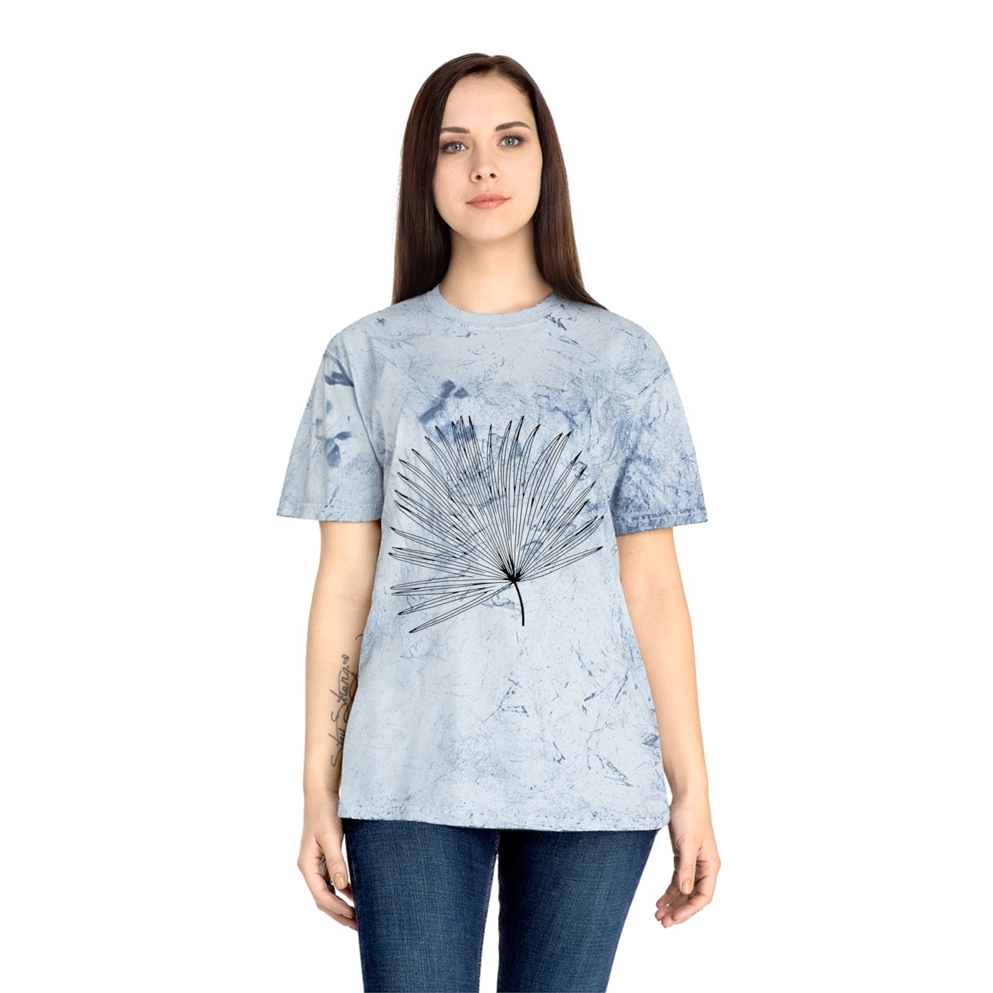 Palm Leaf Unisex Color Blast T-Shirt