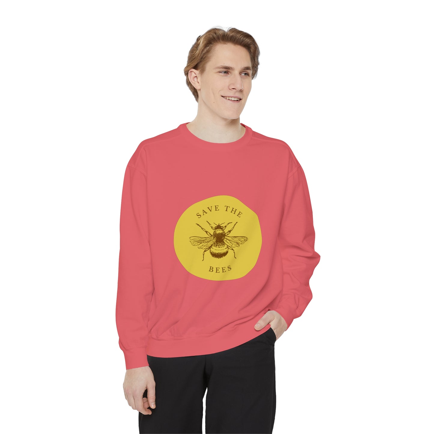 Save The Bees Unisex Garment-Dyed Sweatshirt