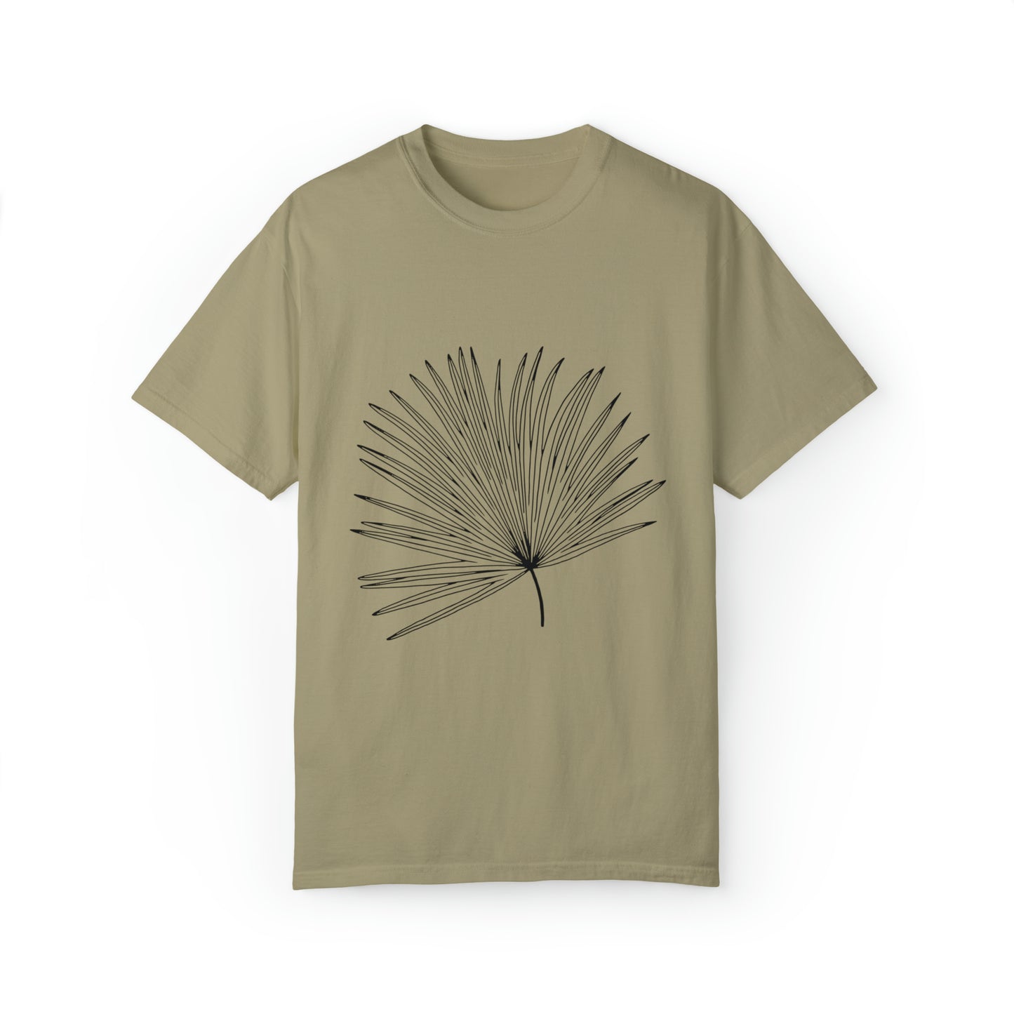 Palm Leaf Unisex Garment-Dyed T-shirt