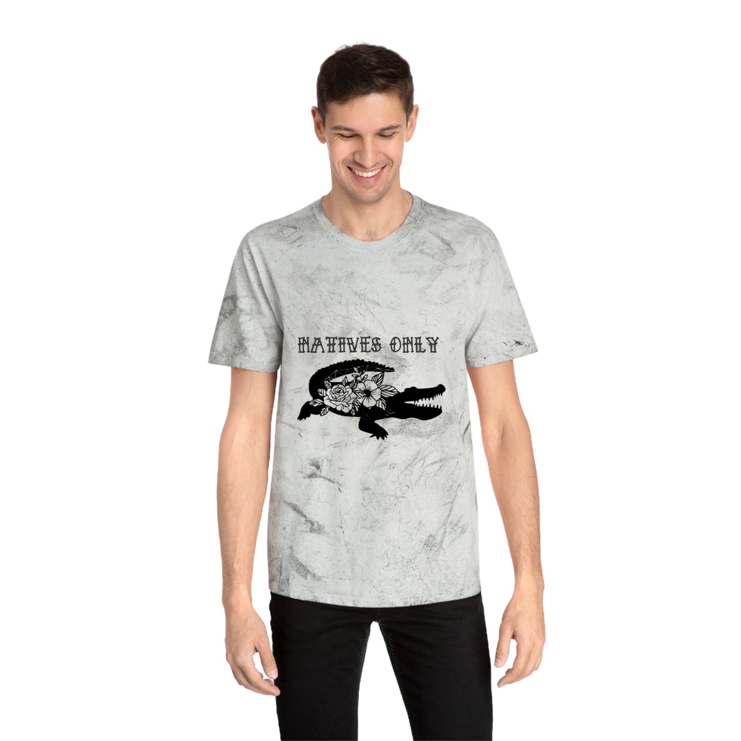 Natives Only Alligator Unisex Color Blast T-Shirt